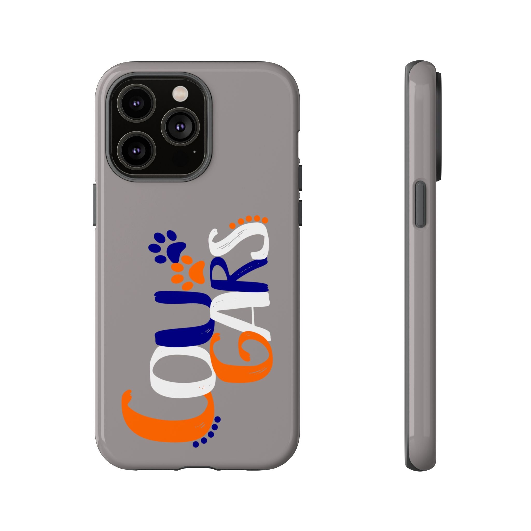 Cougars Phone Case – Cute Paw Print Team Design