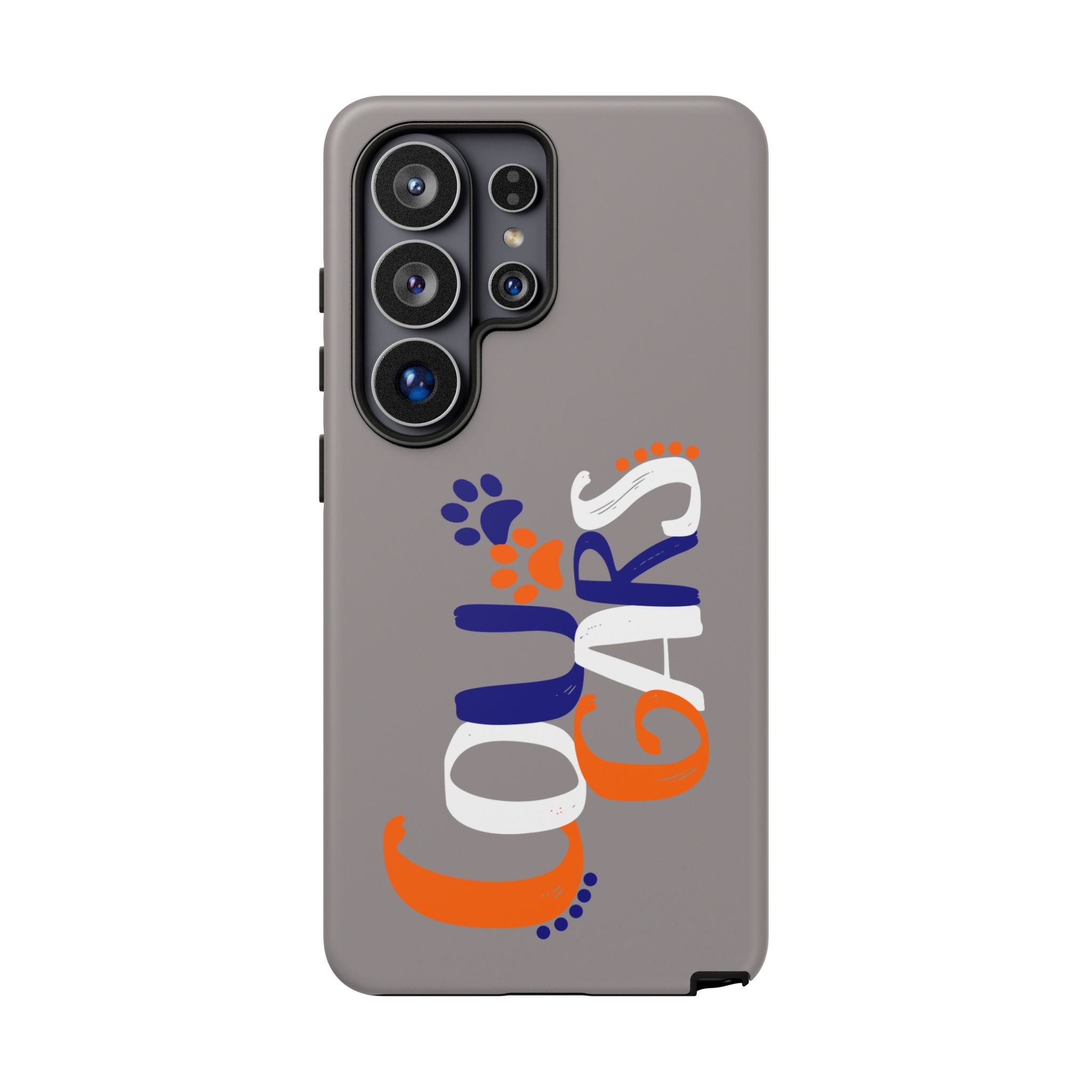 Cougars Phone Case – Cute Paw Print Team Design