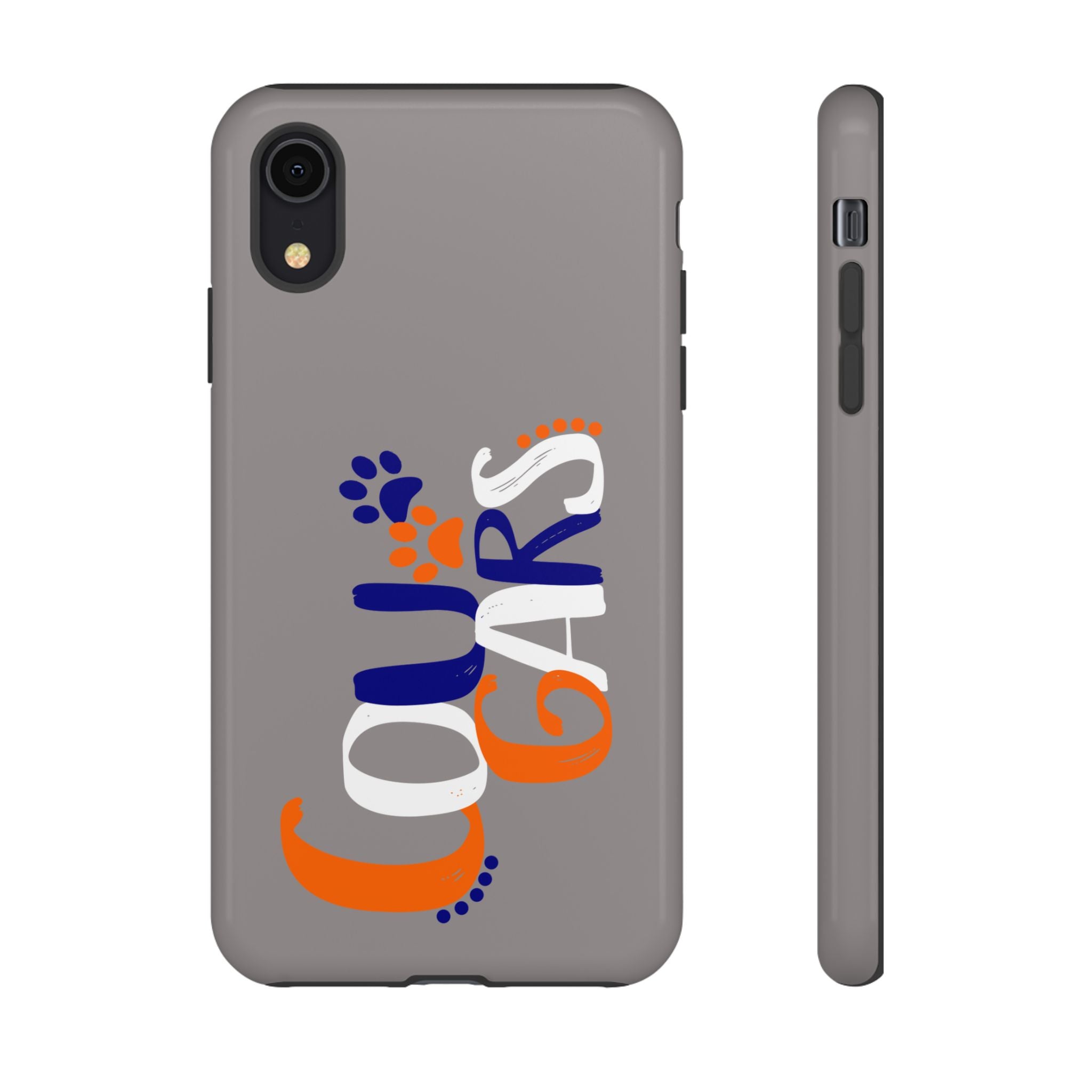 Cougars Phone Case – Cute Paw Print Team Design