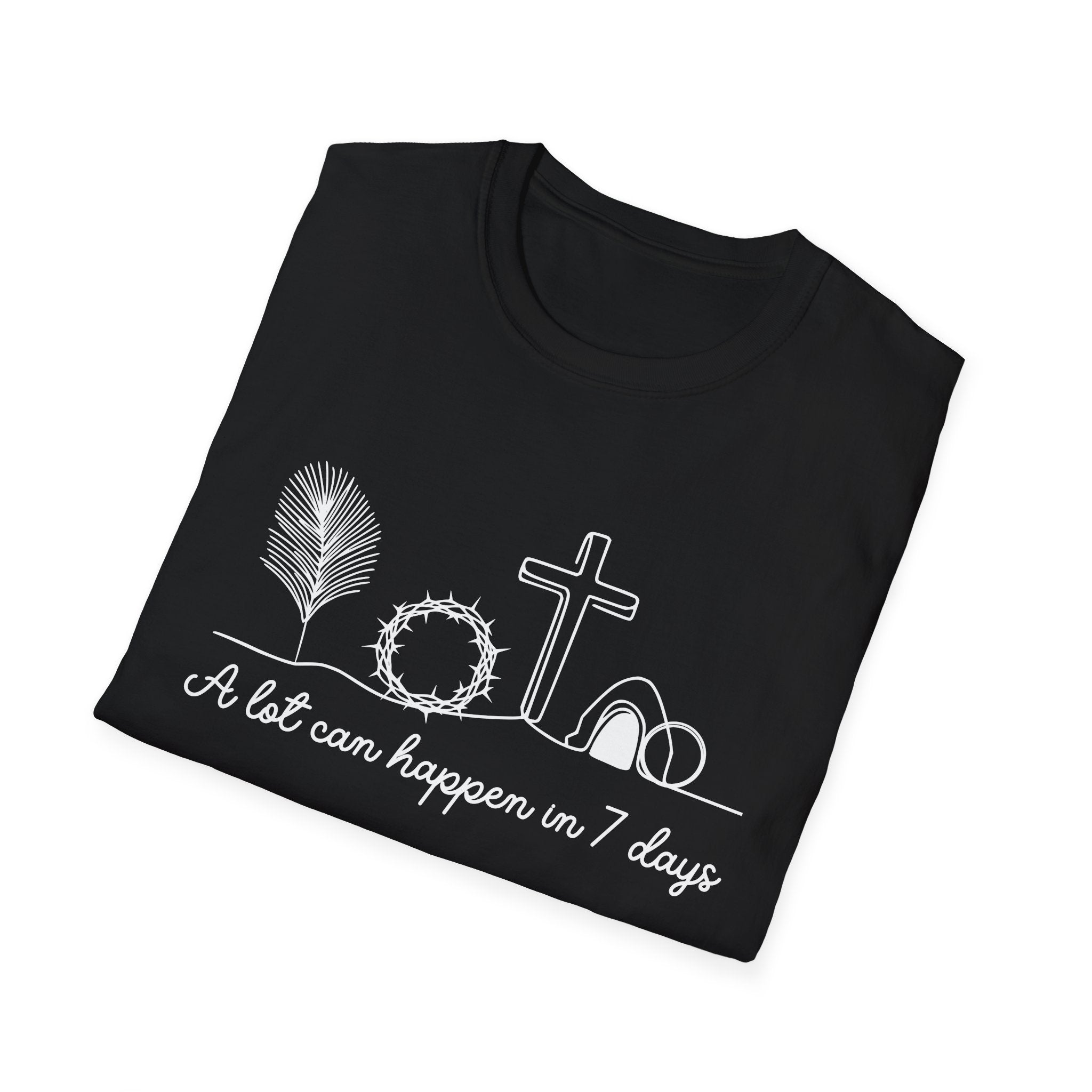 A Lot Can Happen in Seven Days Easter Story — Classic Soft Tee