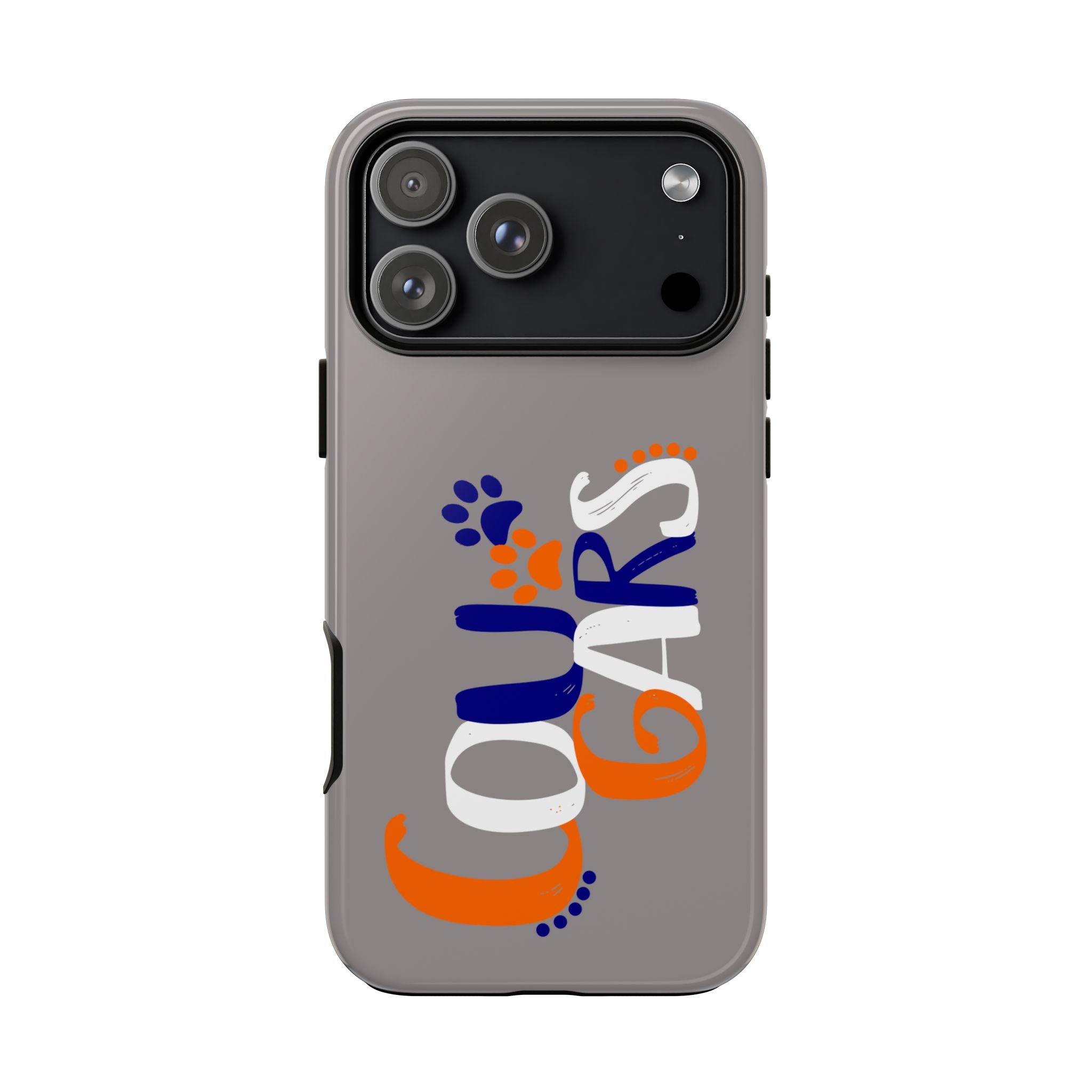 Cougars Phone Case – Cute Paw Print Team Design