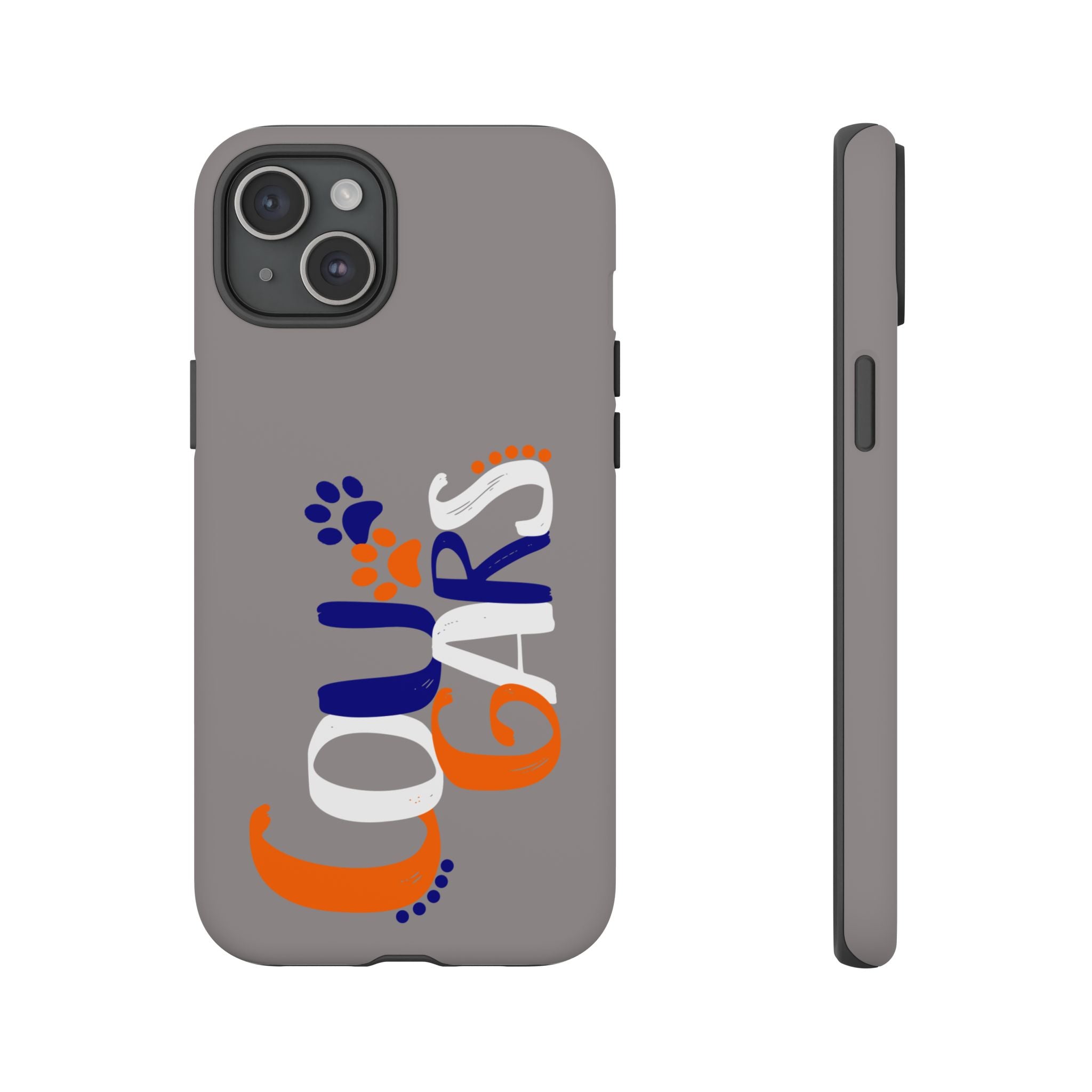 Cougars Phone Case – Cute Paw Print Team Design