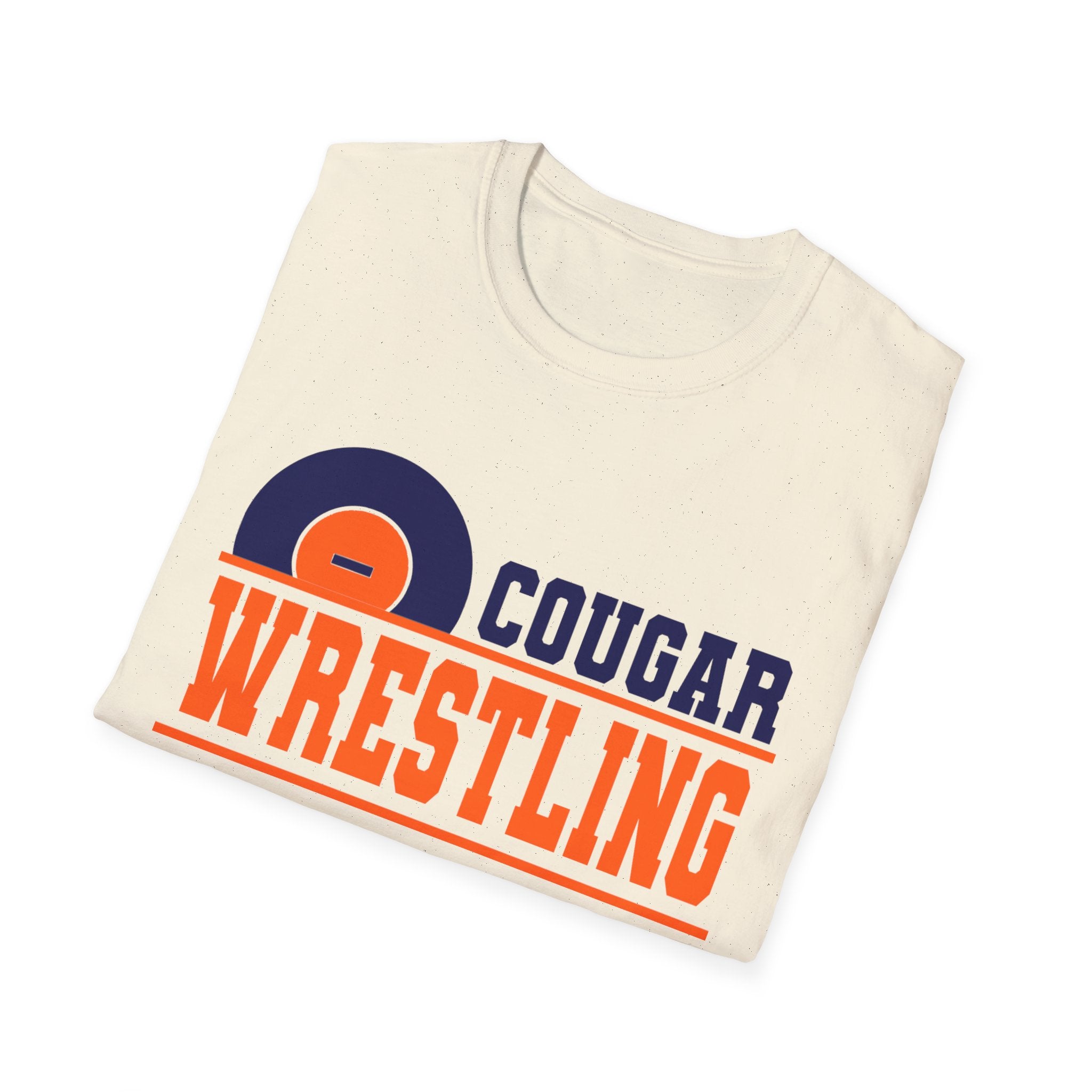 Cougar Wrestling T-Shirt — Team Mascot Wrestling Tee