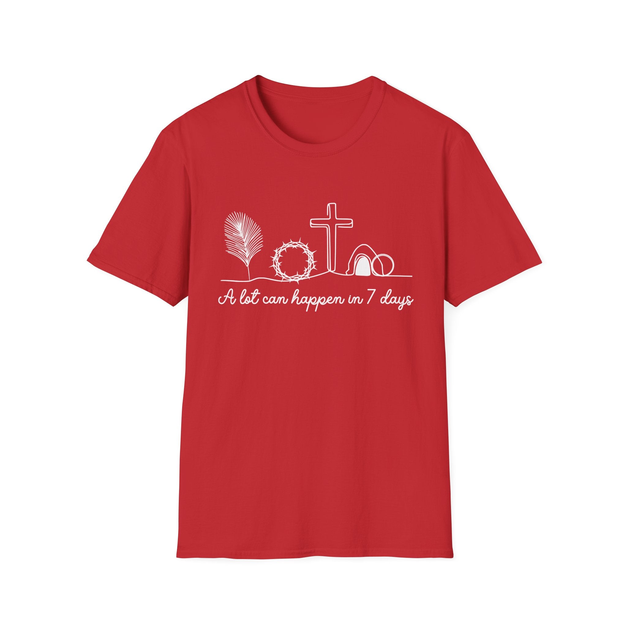 A Lot Can Happen in Seven Days Easter Story — Classic Soft Tee