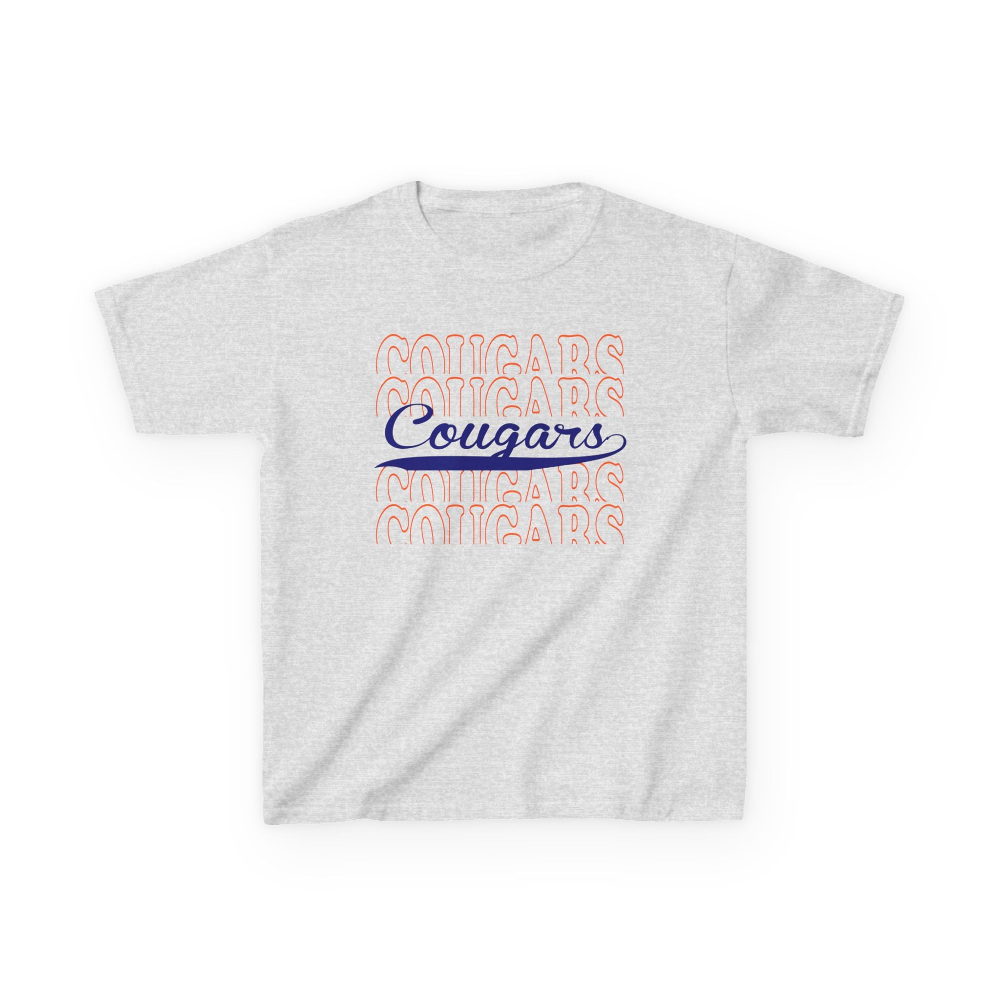 Kids Tee — 'Cougars' School Spirit Graphic Shirt