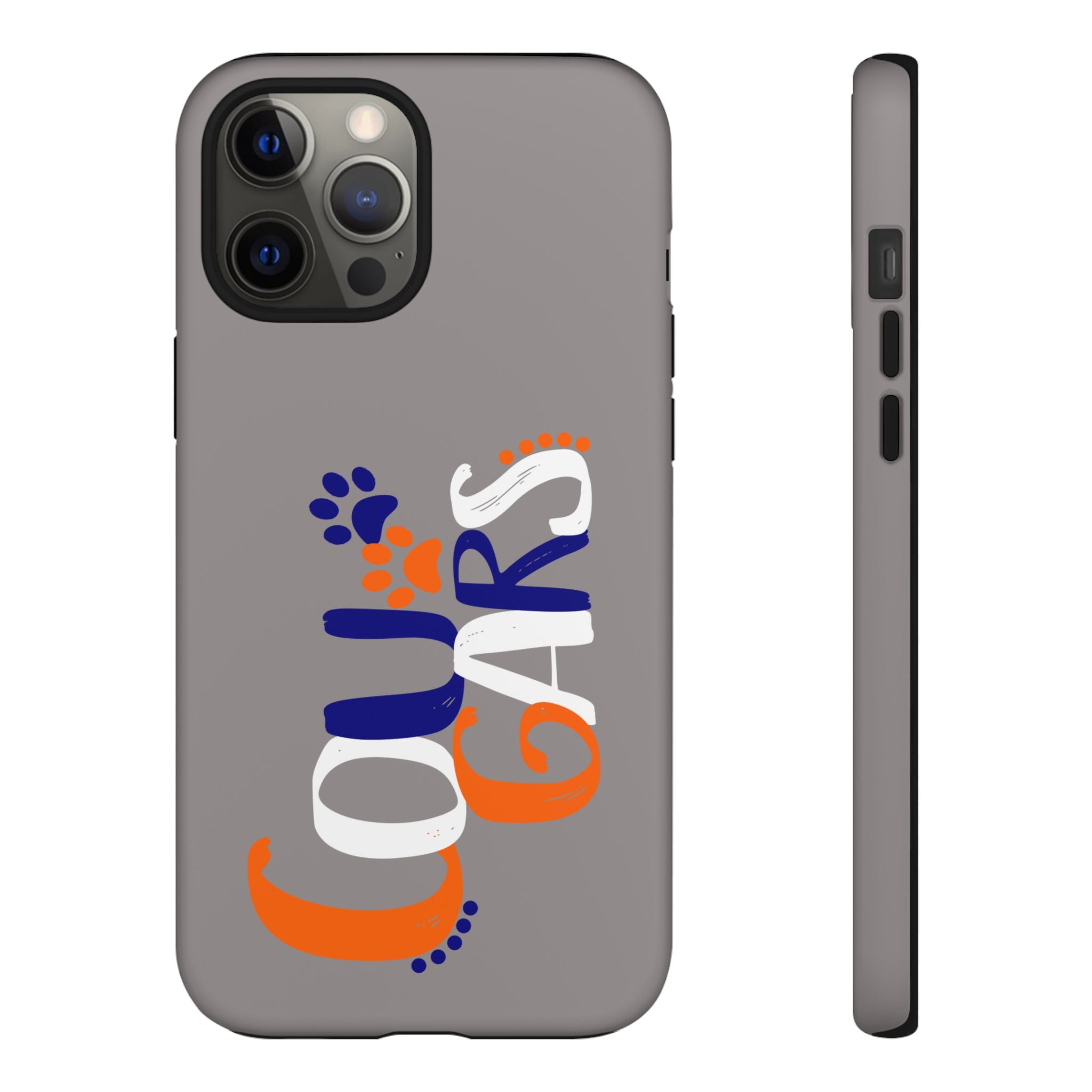 Cougars Phone Case – Cute Paw Print Team Design