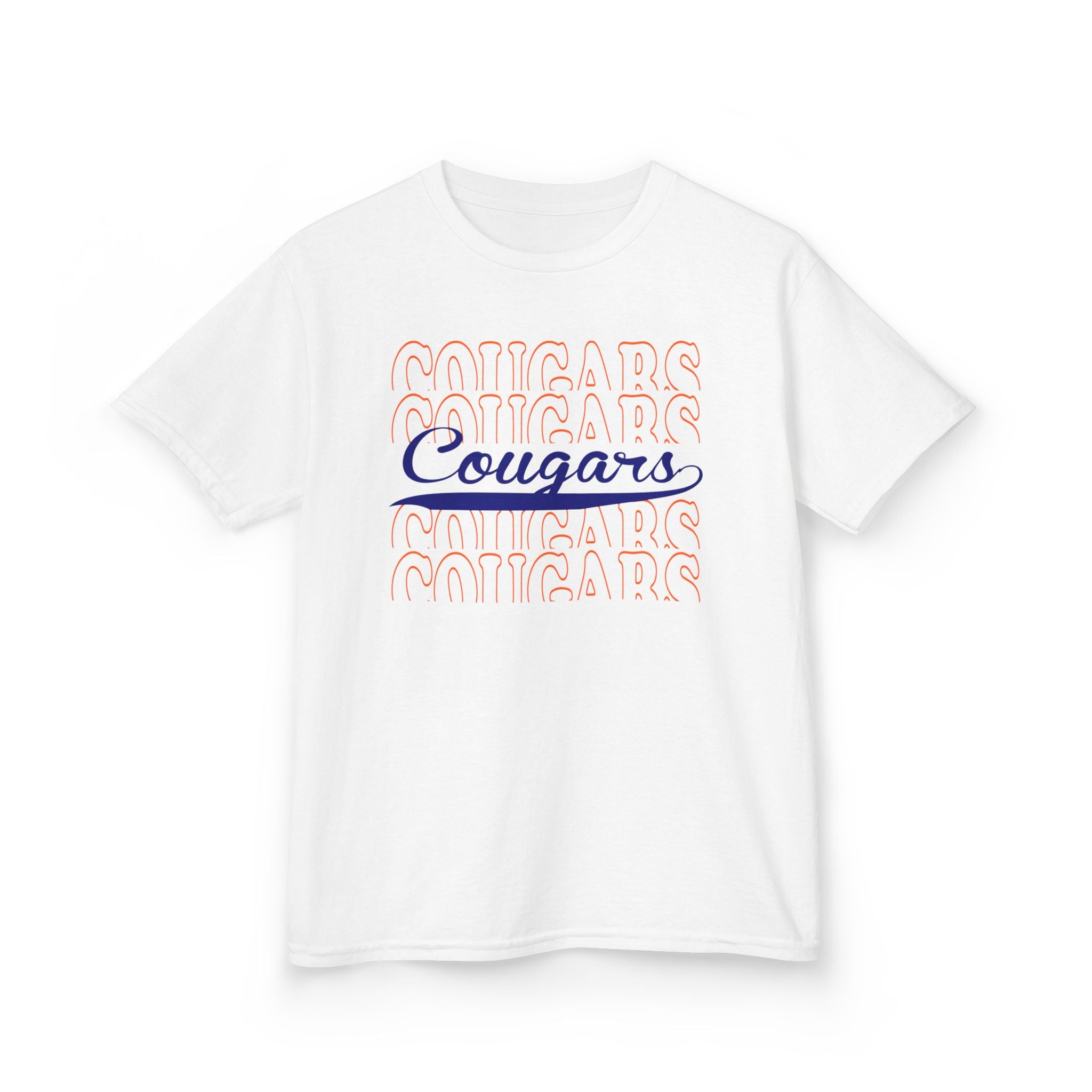 Kids Tee — 'Cougars' School Spirit Graphic Shirt