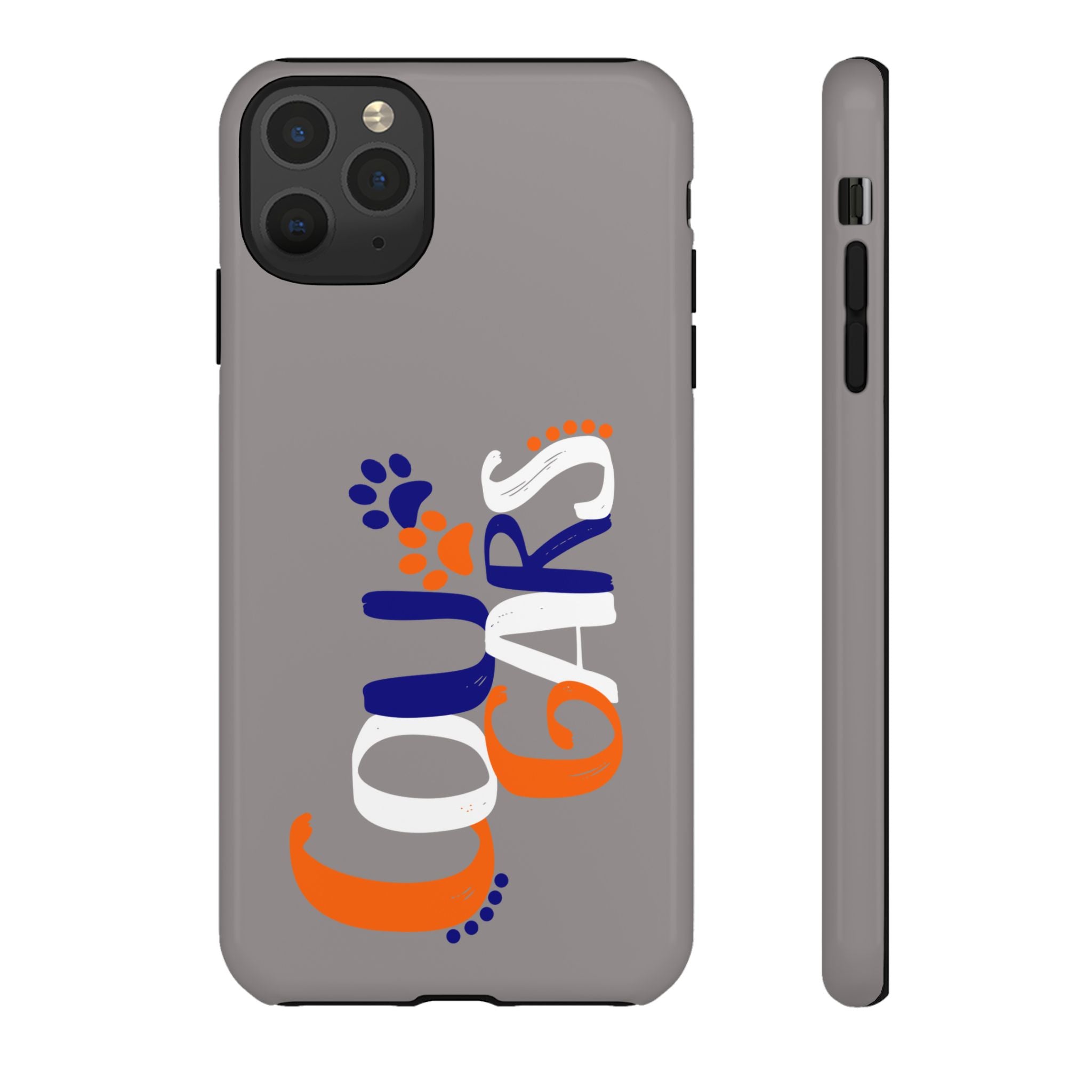 Cougars Phone Case – Cute Paw Print Team Design