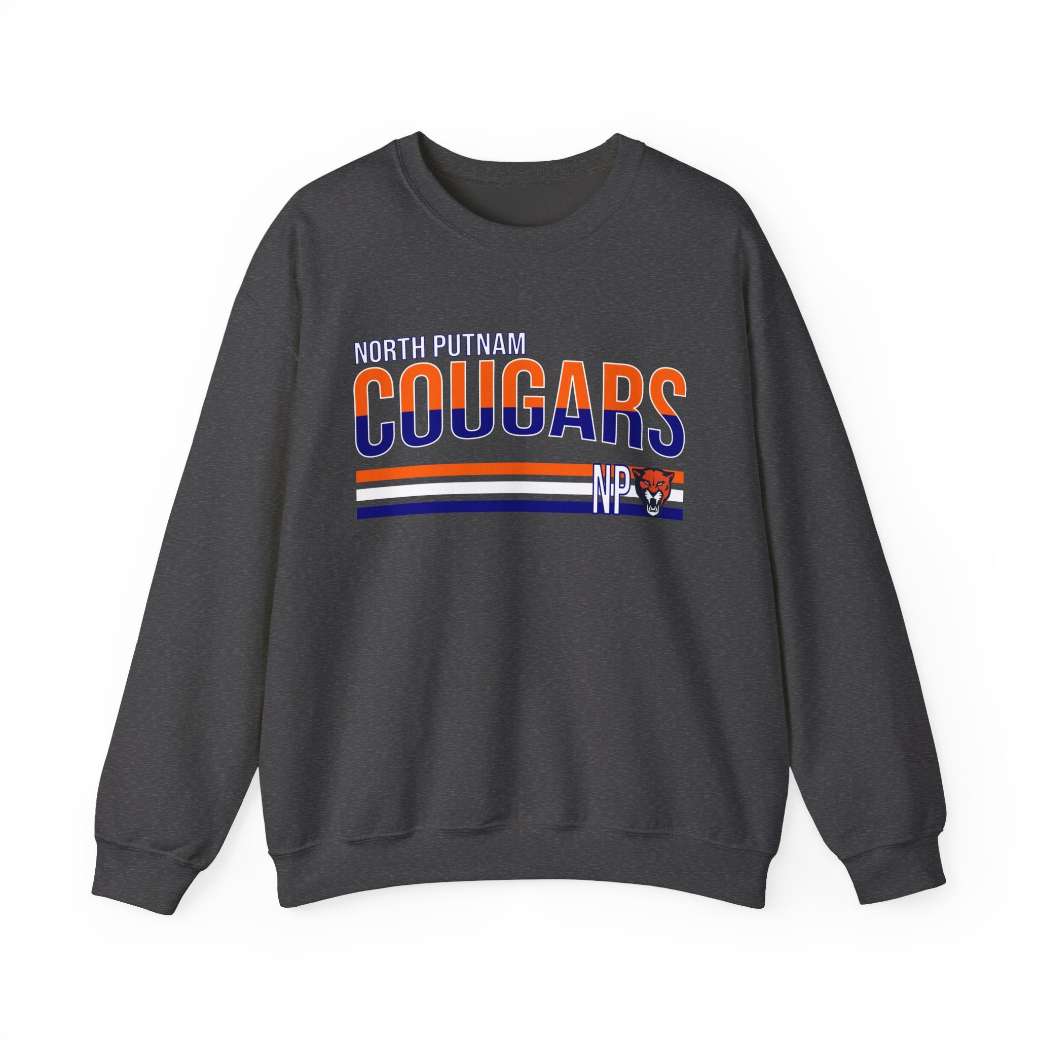 Cougars Crewneck Sweatshirt — North Putnam School Spirit Pullover