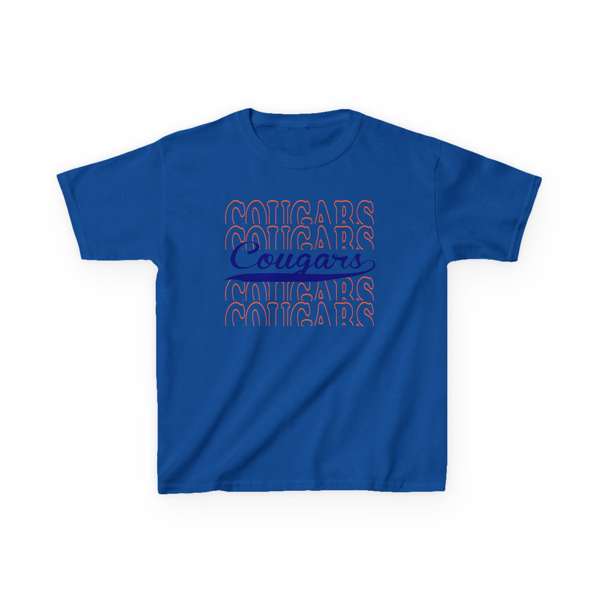 Kids Tee — 'Cougars' School Spirit Graphic Shirt