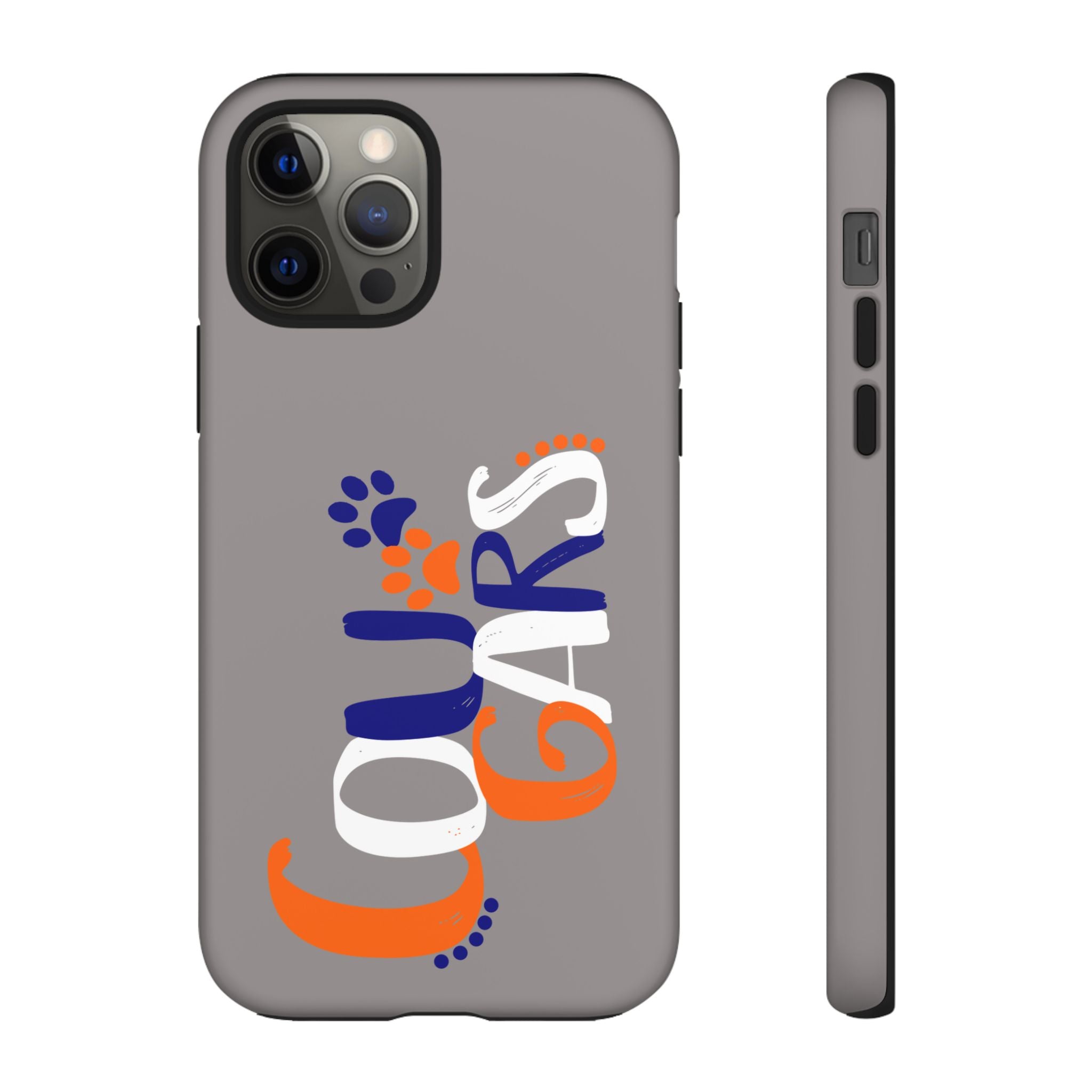 Cougars Phone Case – Cute Paw Print Team Design