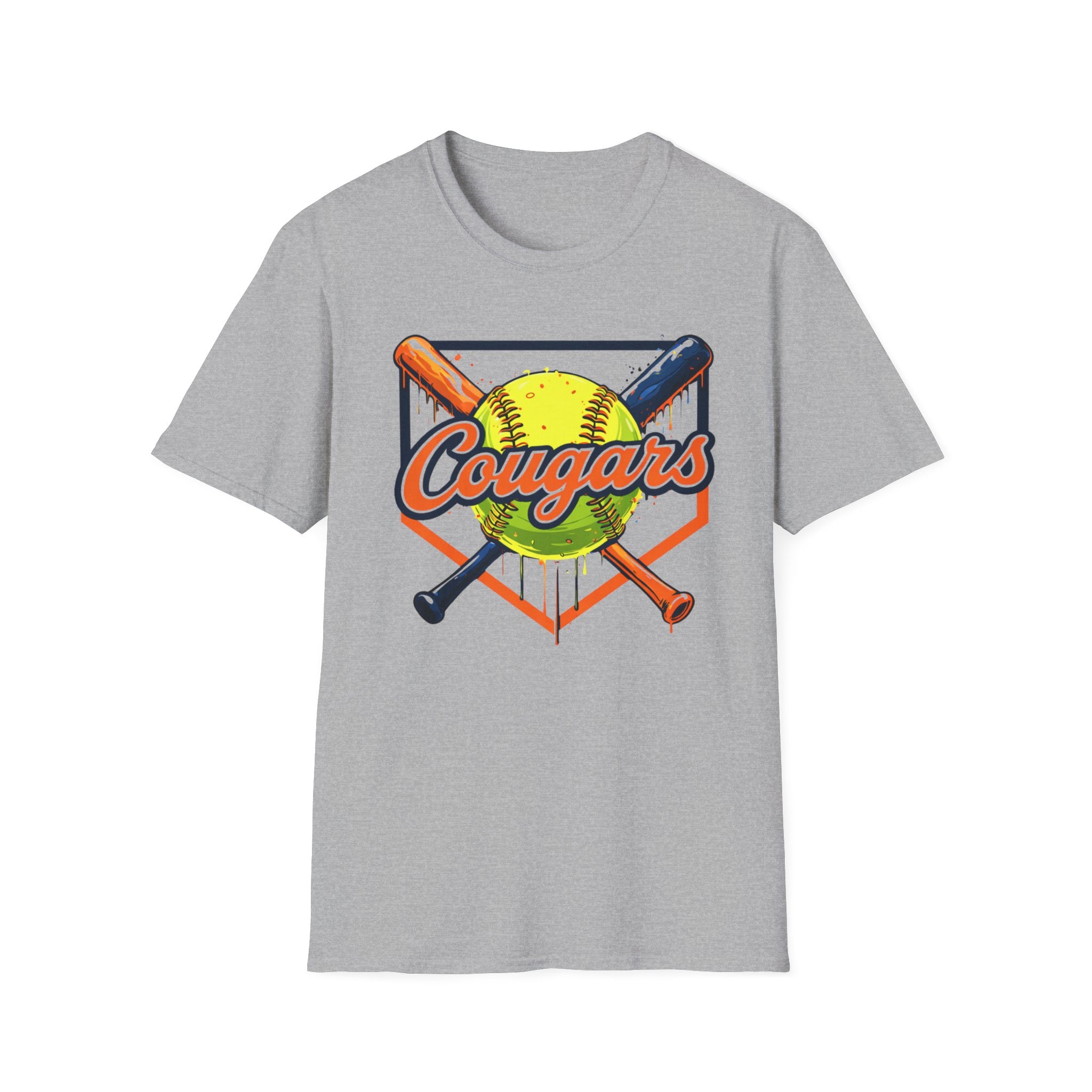 Cougars Softball Tee — Drip Softball Logo T-Shirt