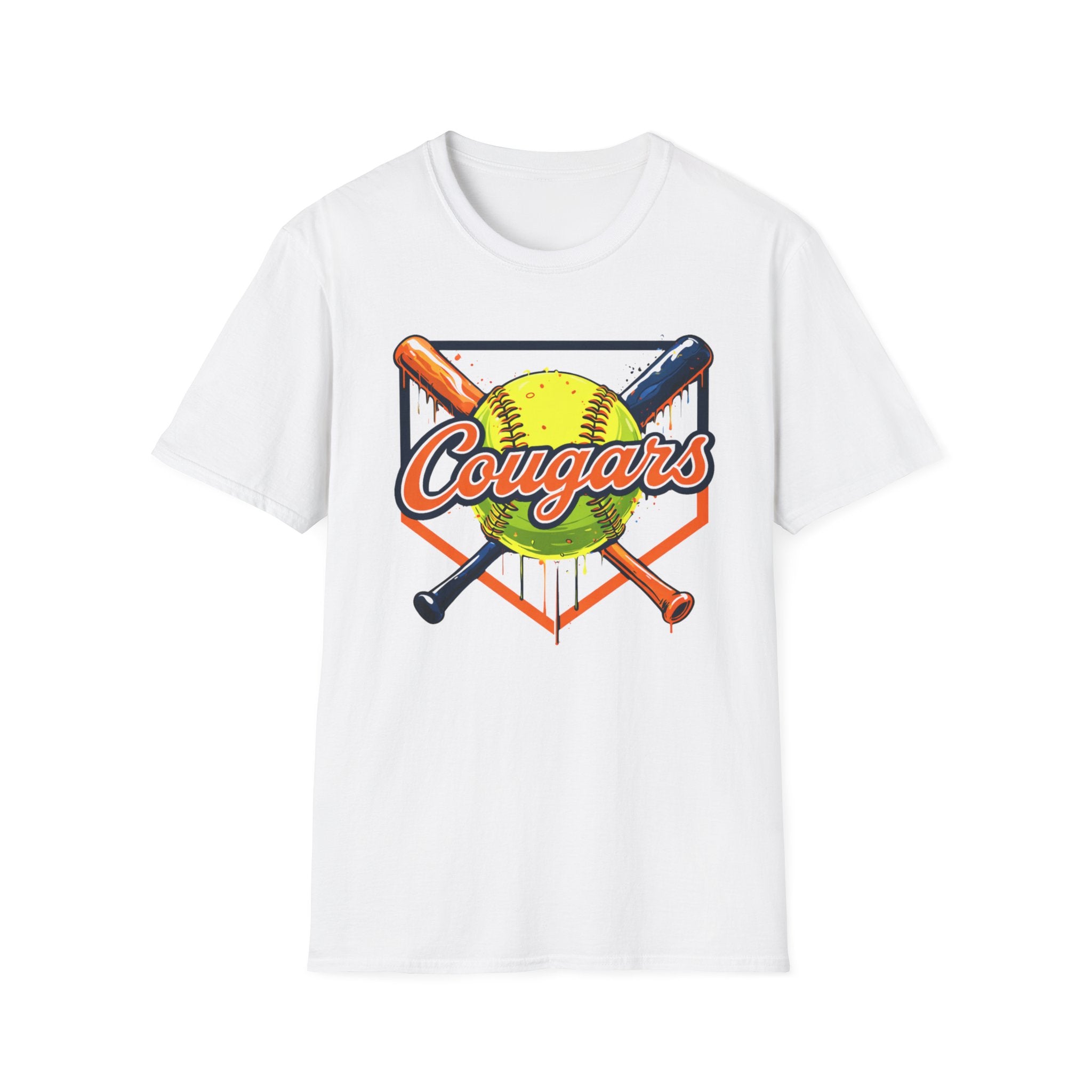 Cougars Softball Tee — Drip Softball Logo T-Shirt
