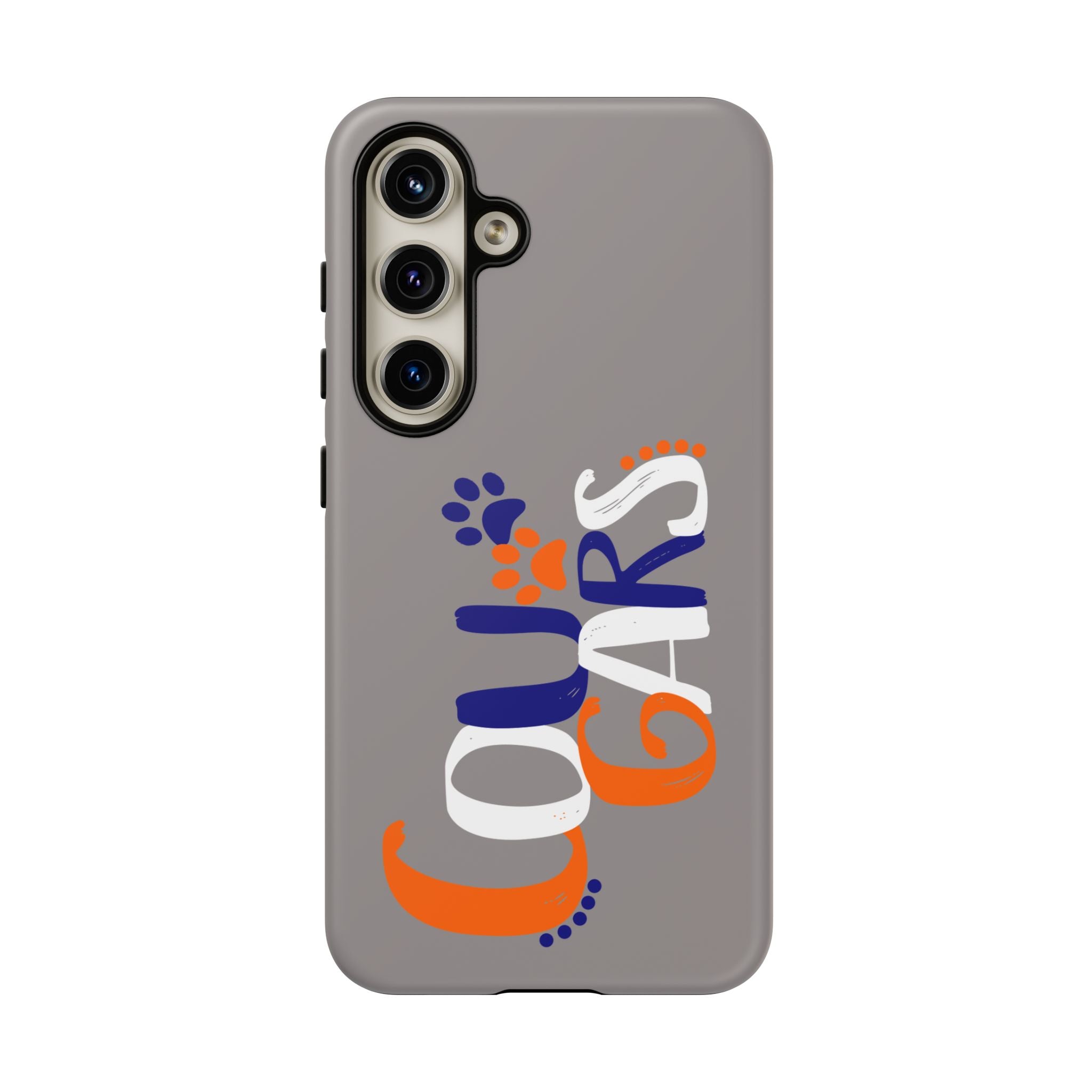 Cougars Phone Case – Cute Paw Print Team Design