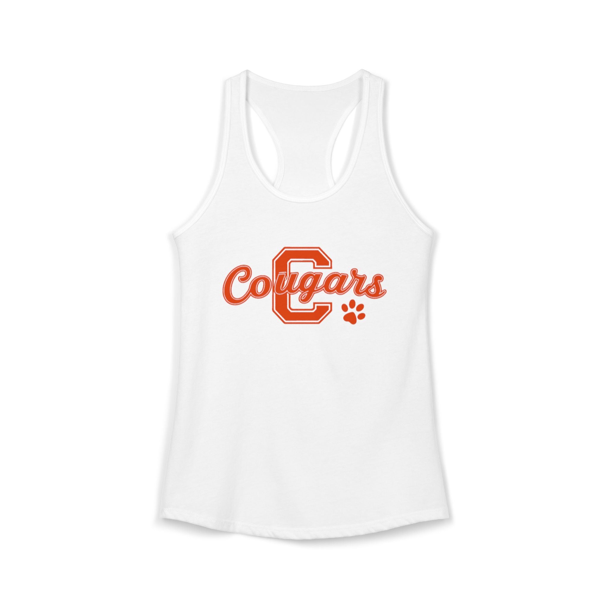 Cougars Vintage Paw Racerback Tank