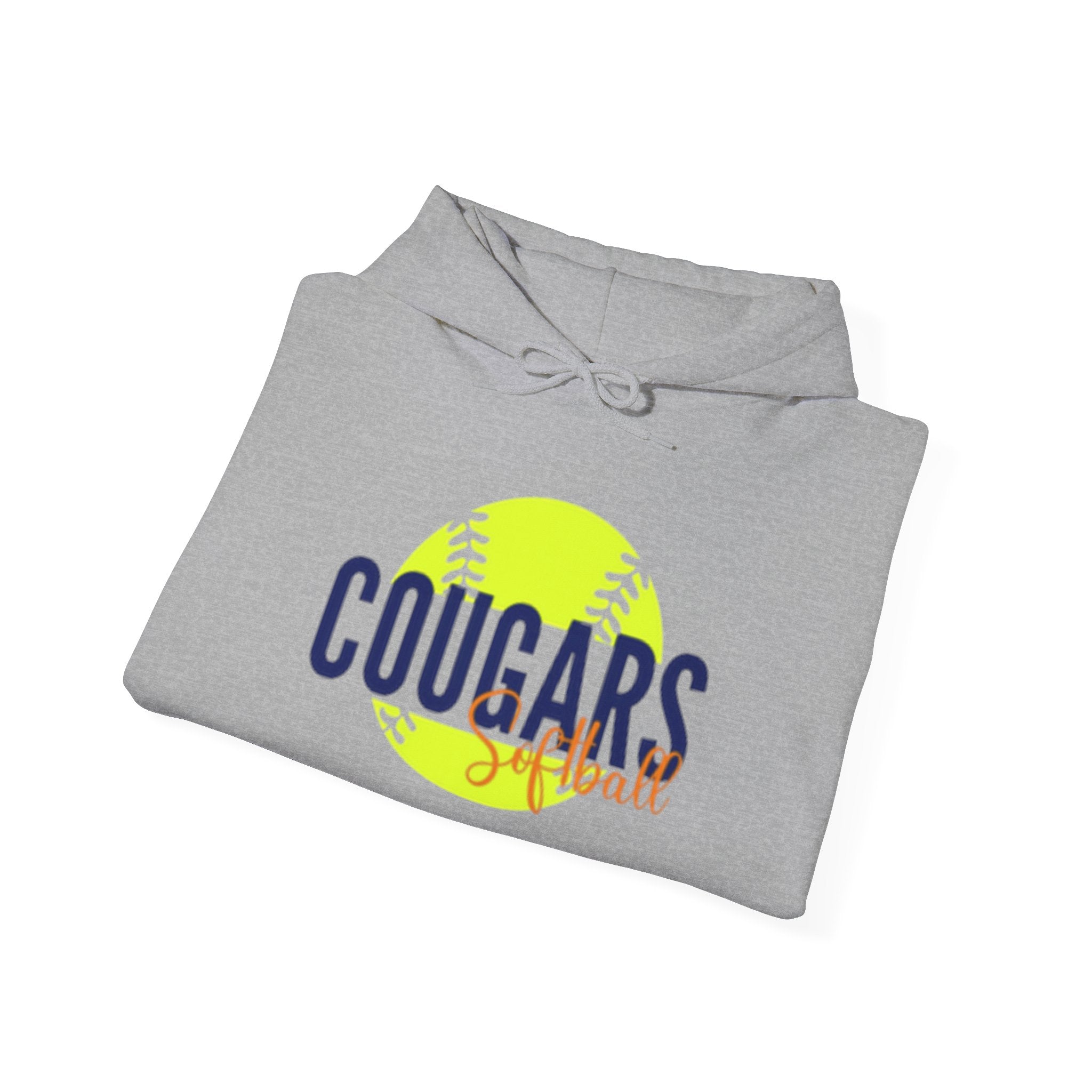 Cougars Softball Hoodie – Neon Softball Graphic Sweatshirt