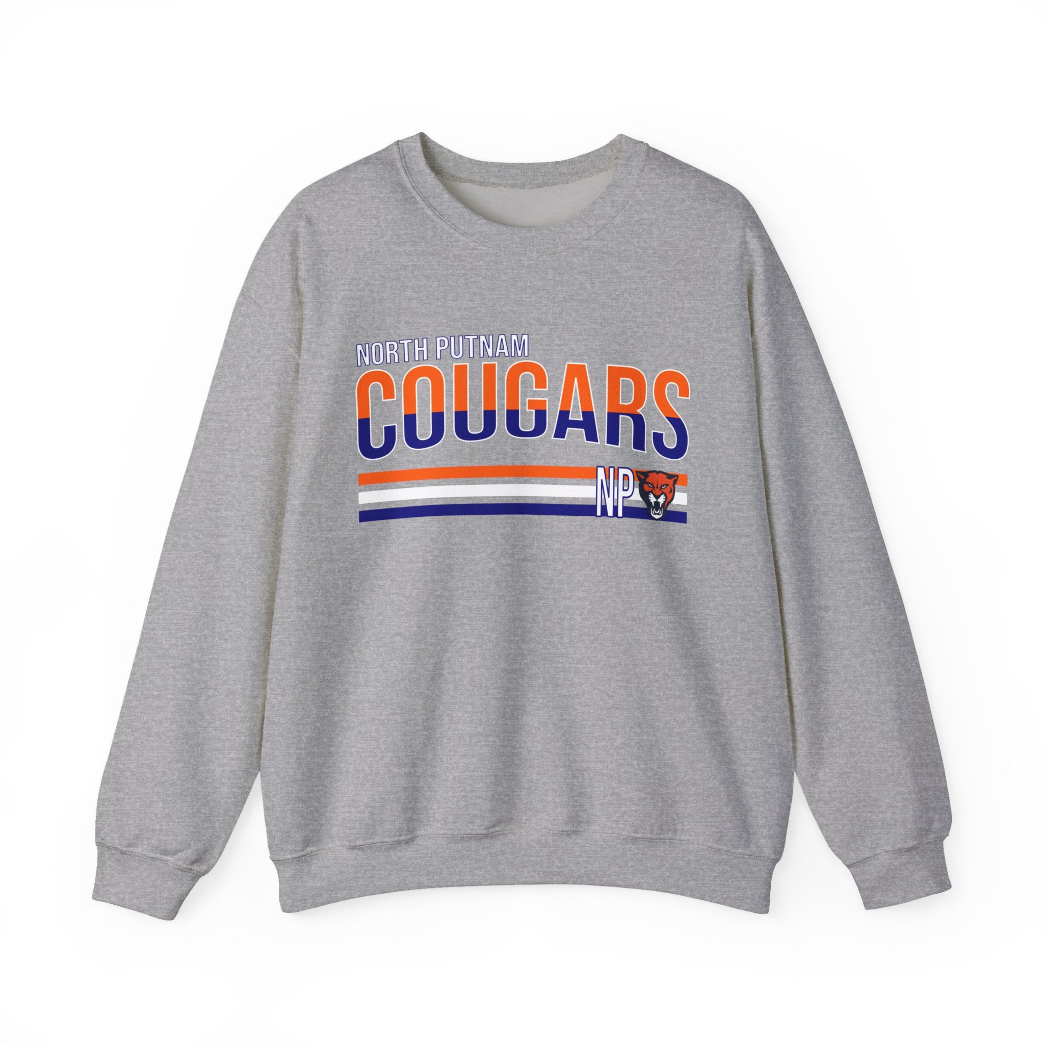 Cougars Crewneck Sweatshirt — North Putnam School Spirit Pullover