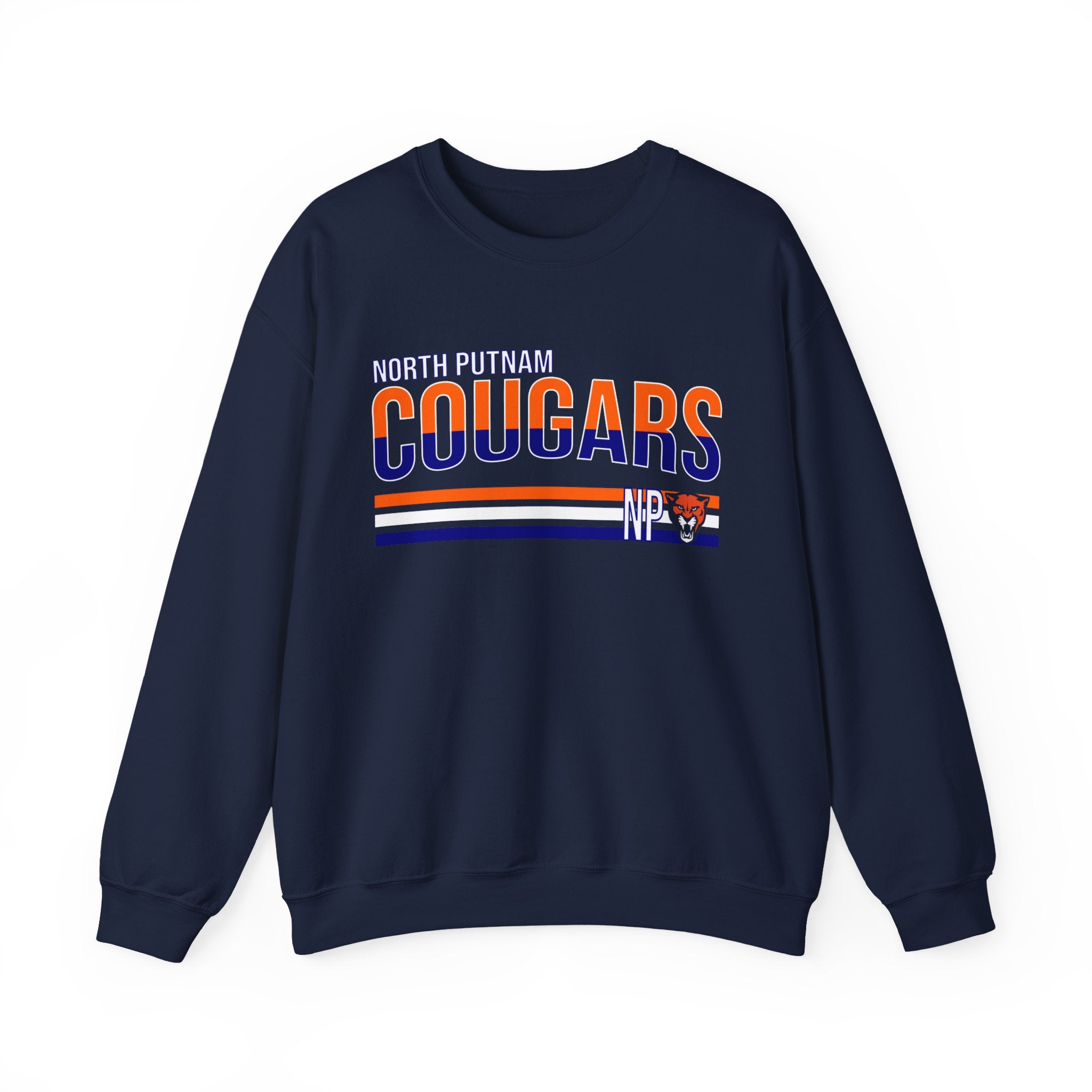 Cougars Crewneck Sweatshirt — North Putnam School Spirit Pullover