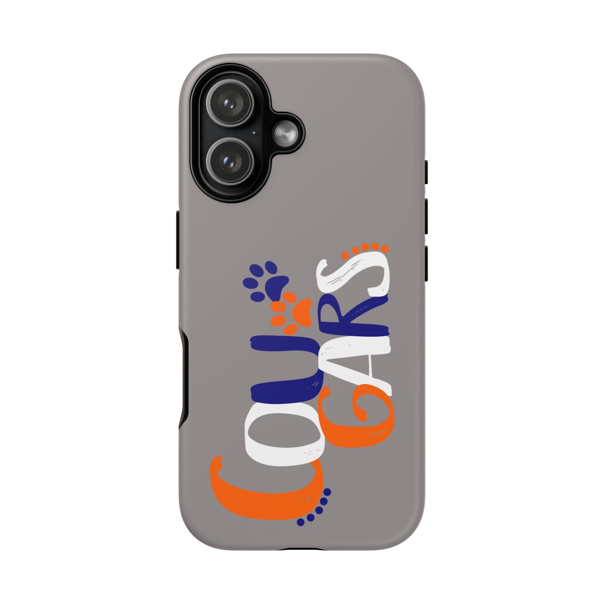 Cougars Phone Case – Cute Paw Print Team Design