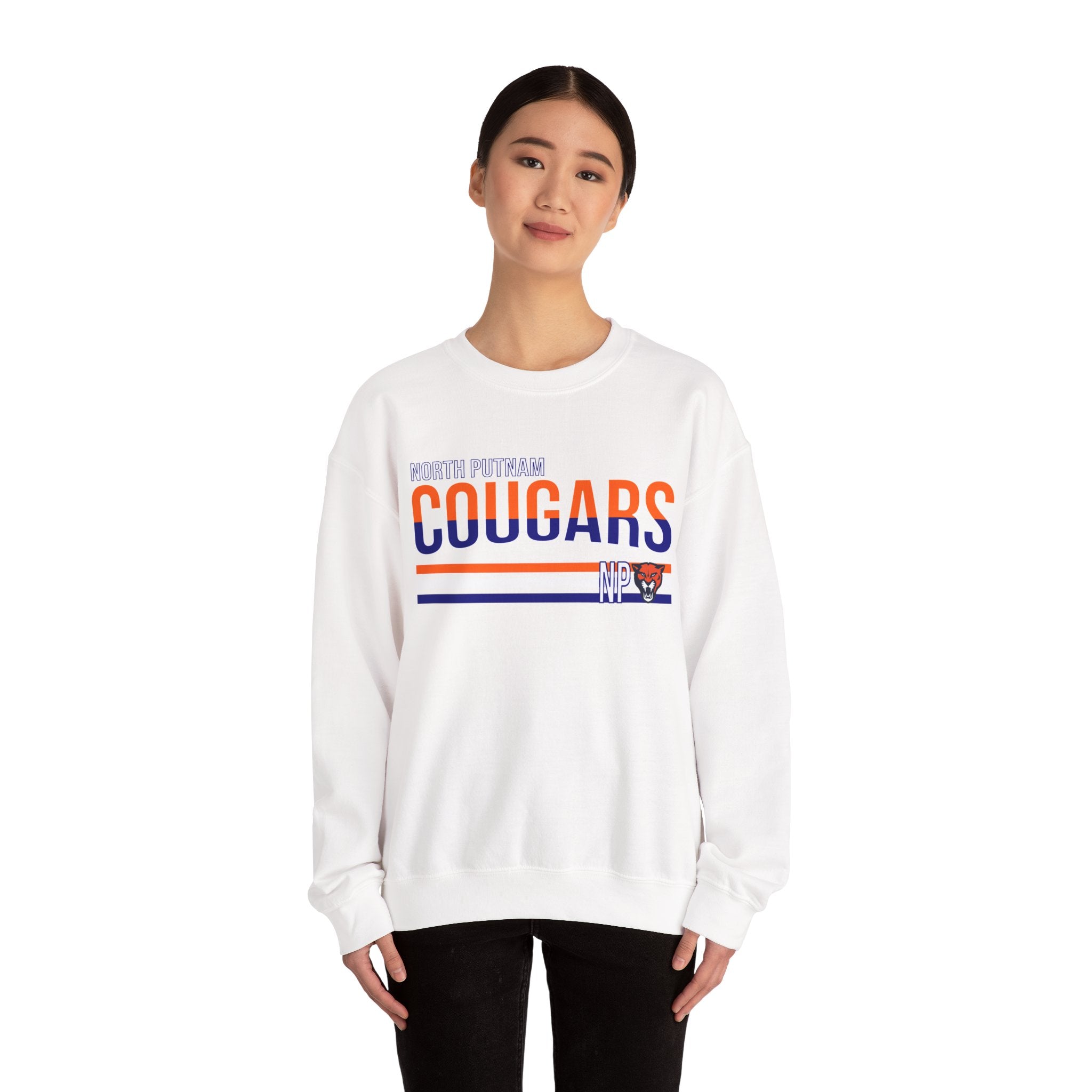 Cougars Crewneck Sweatshirt — North Putnam School Spirit Pullover