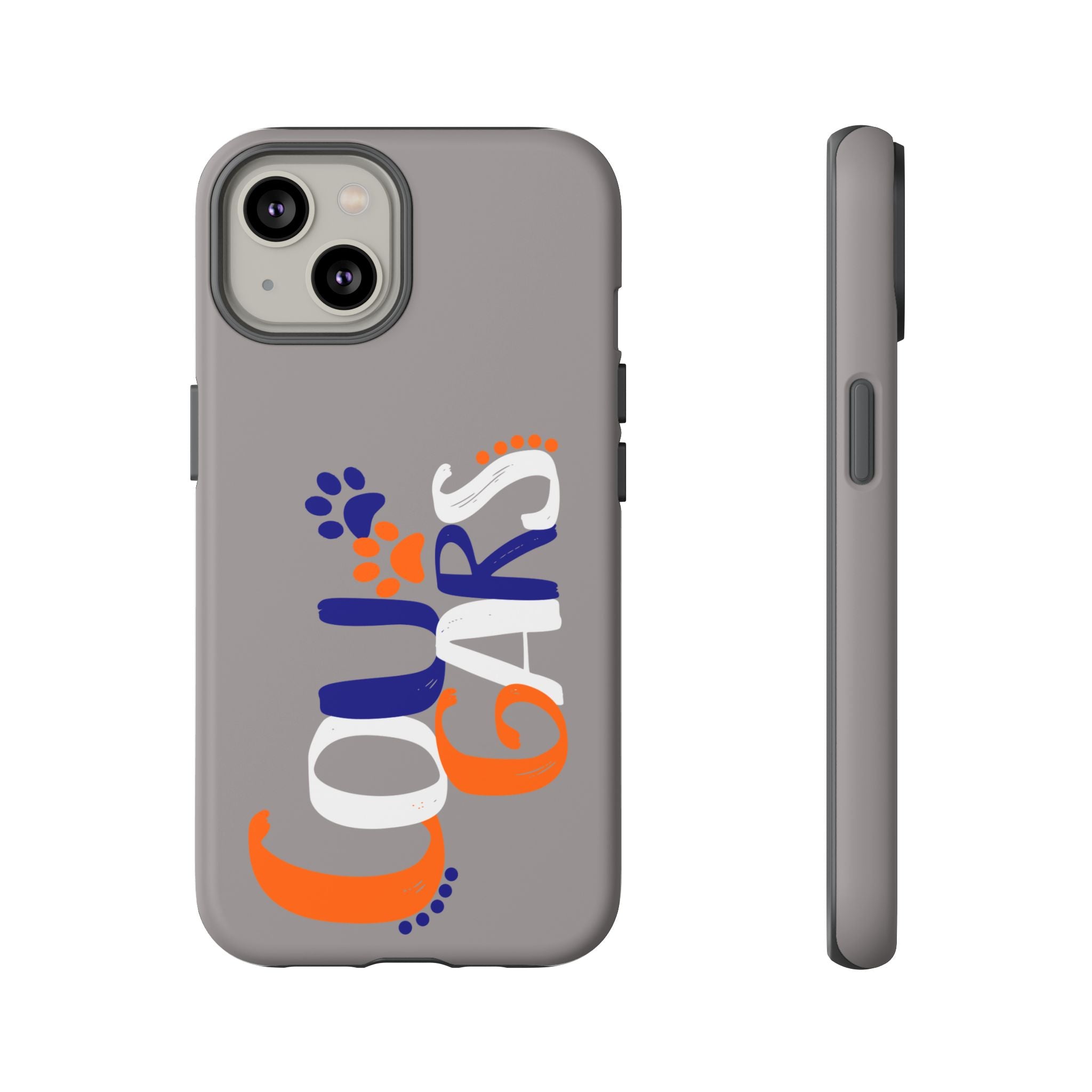 Cougars Phone Case – Cute Paw Print Team Design