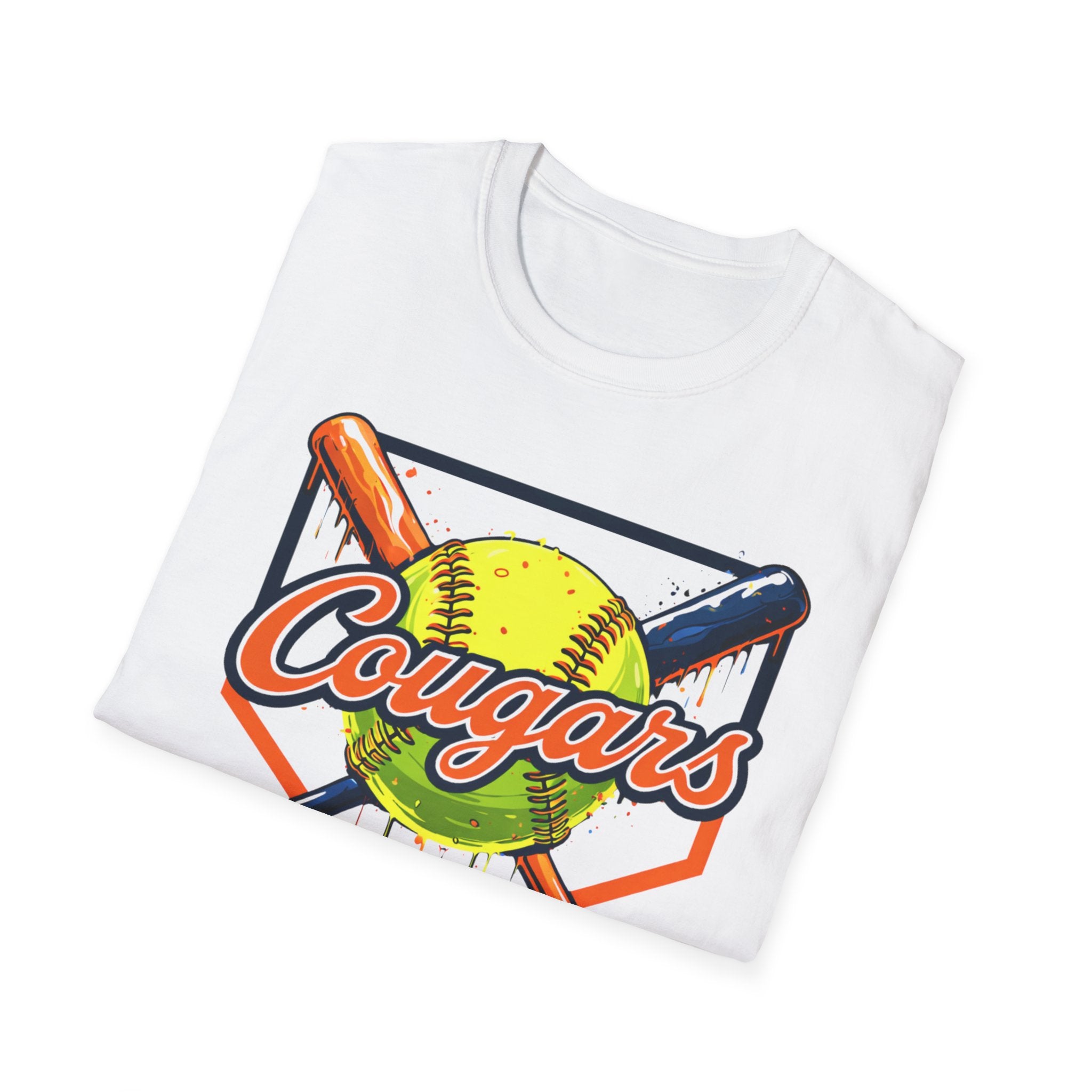 Cougars Softball Tee — Drip Softball Logo T-Shirt