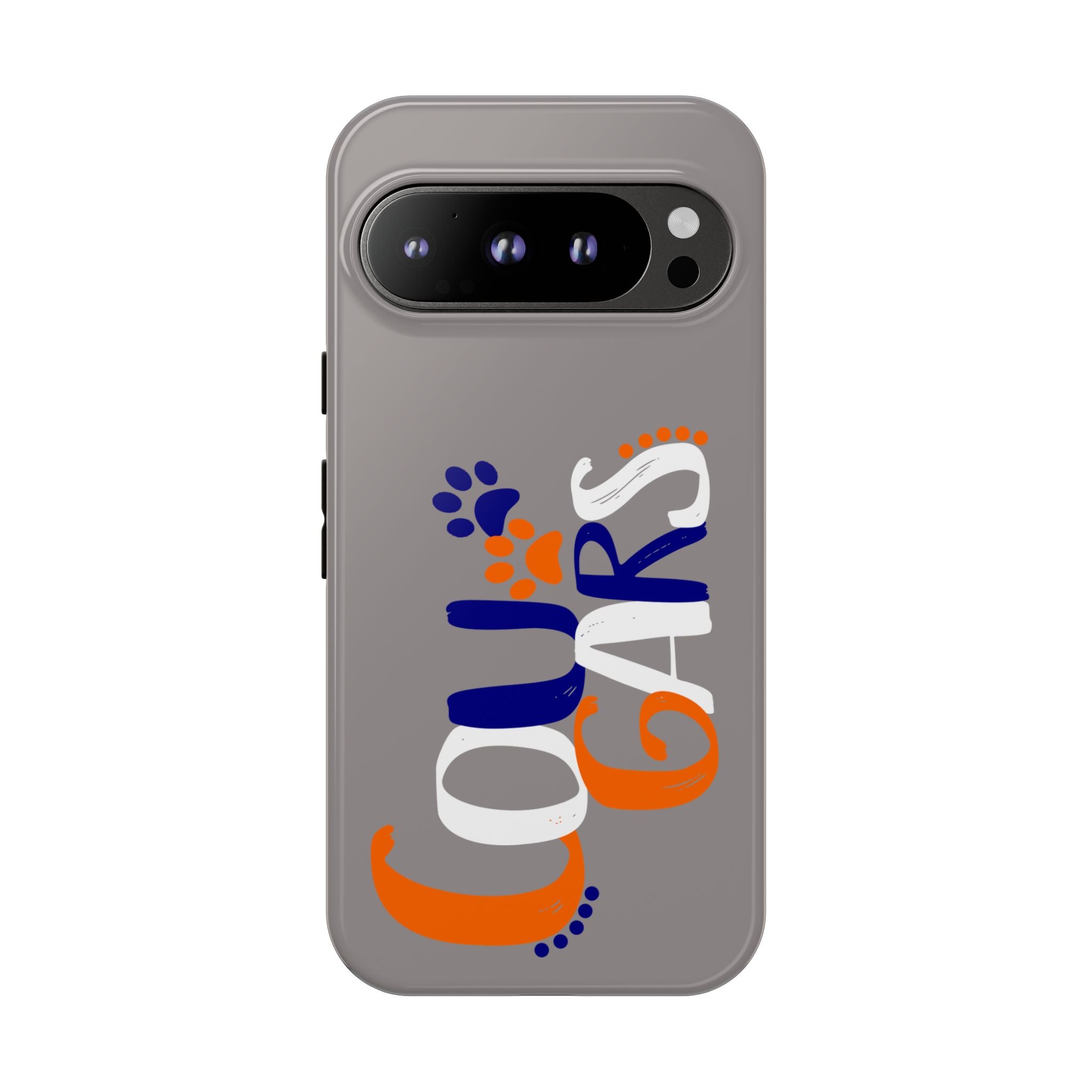 Cougars Phone Case – Cute Paw Print Team Design