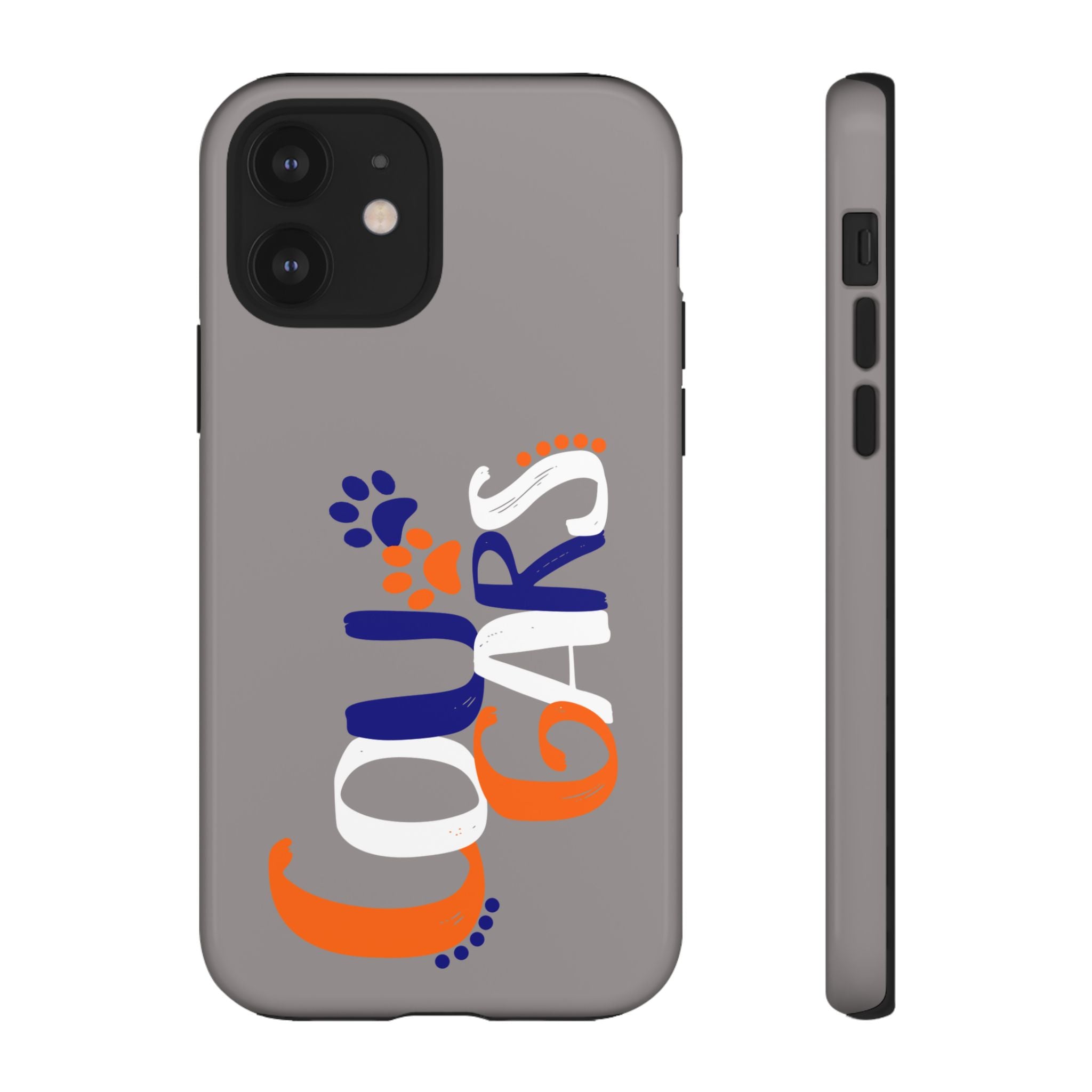 Cougars Phone Case – Cute Paw Print Team Design