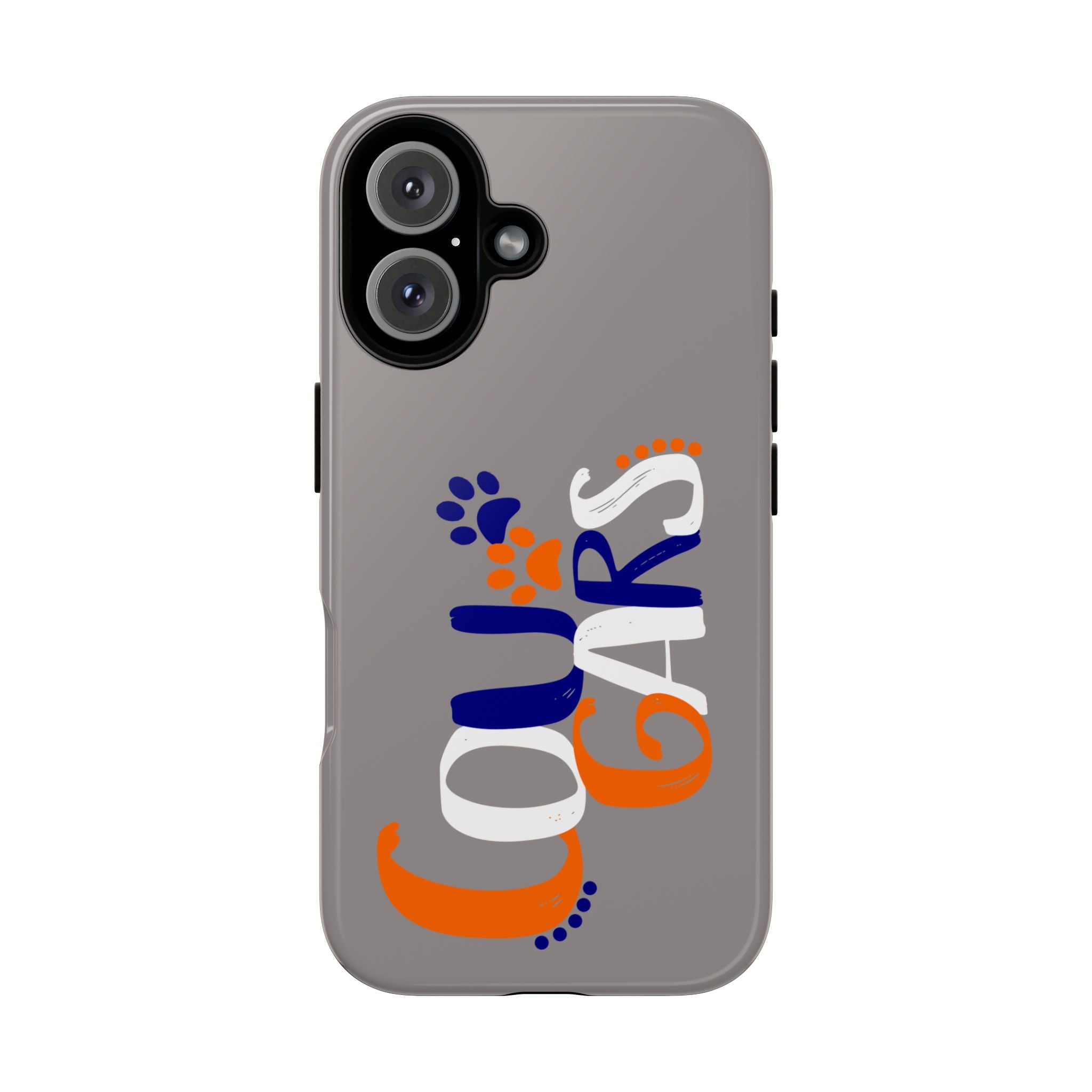 Cougars Phone Case – Cute Paw Print Team Design