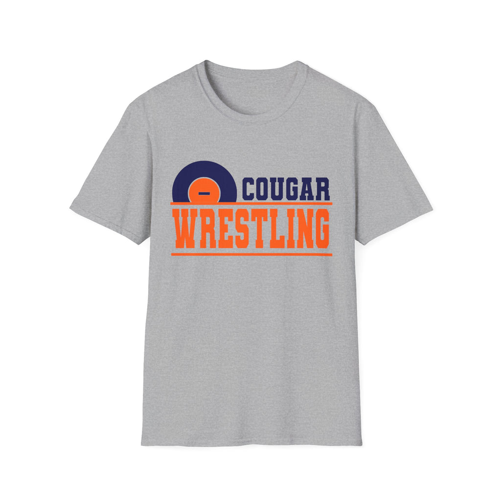Cougar Wrestling T-Shirt — Team Mascot Wrestling Tee