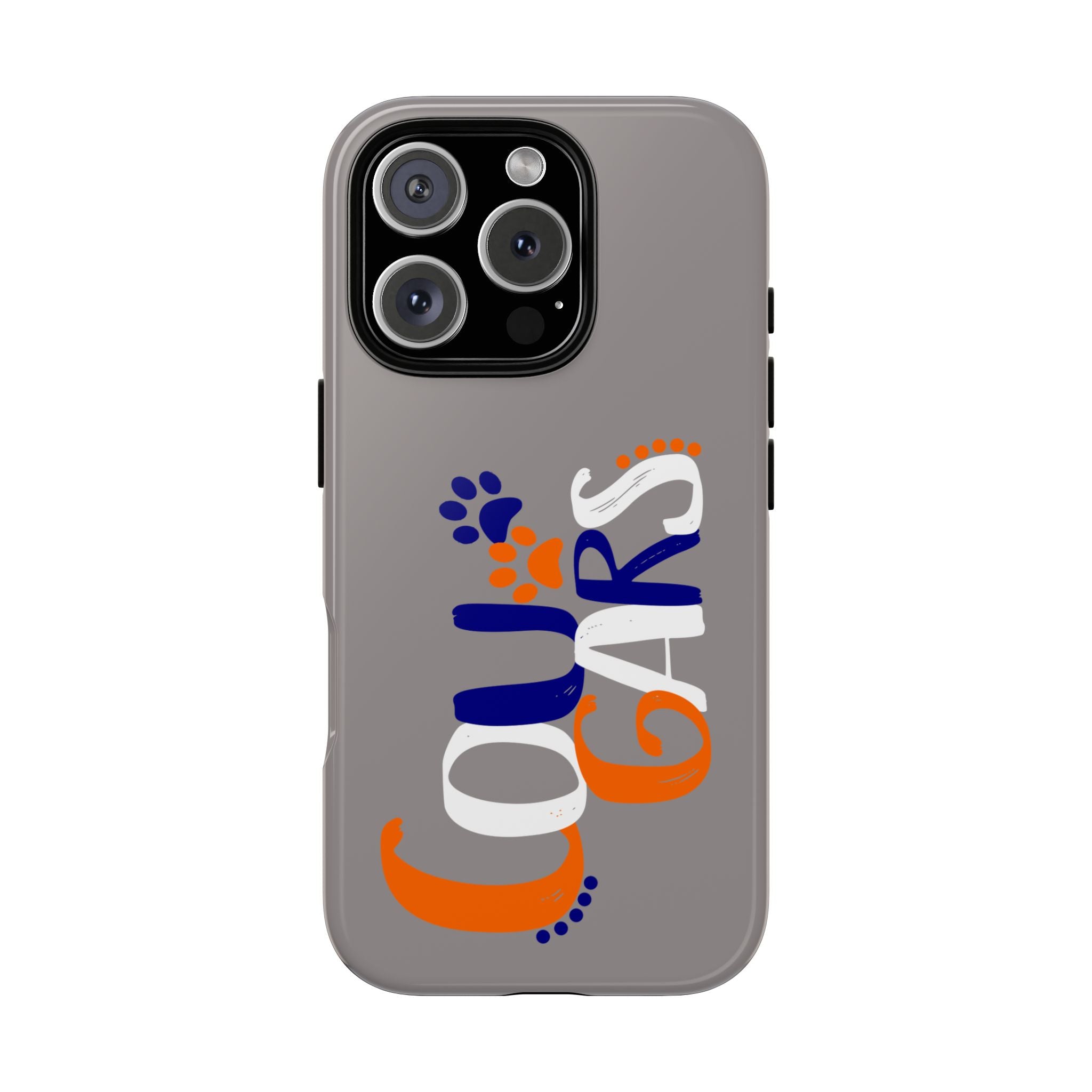 Cougars Phone Case – Cute Paw Print Team Design