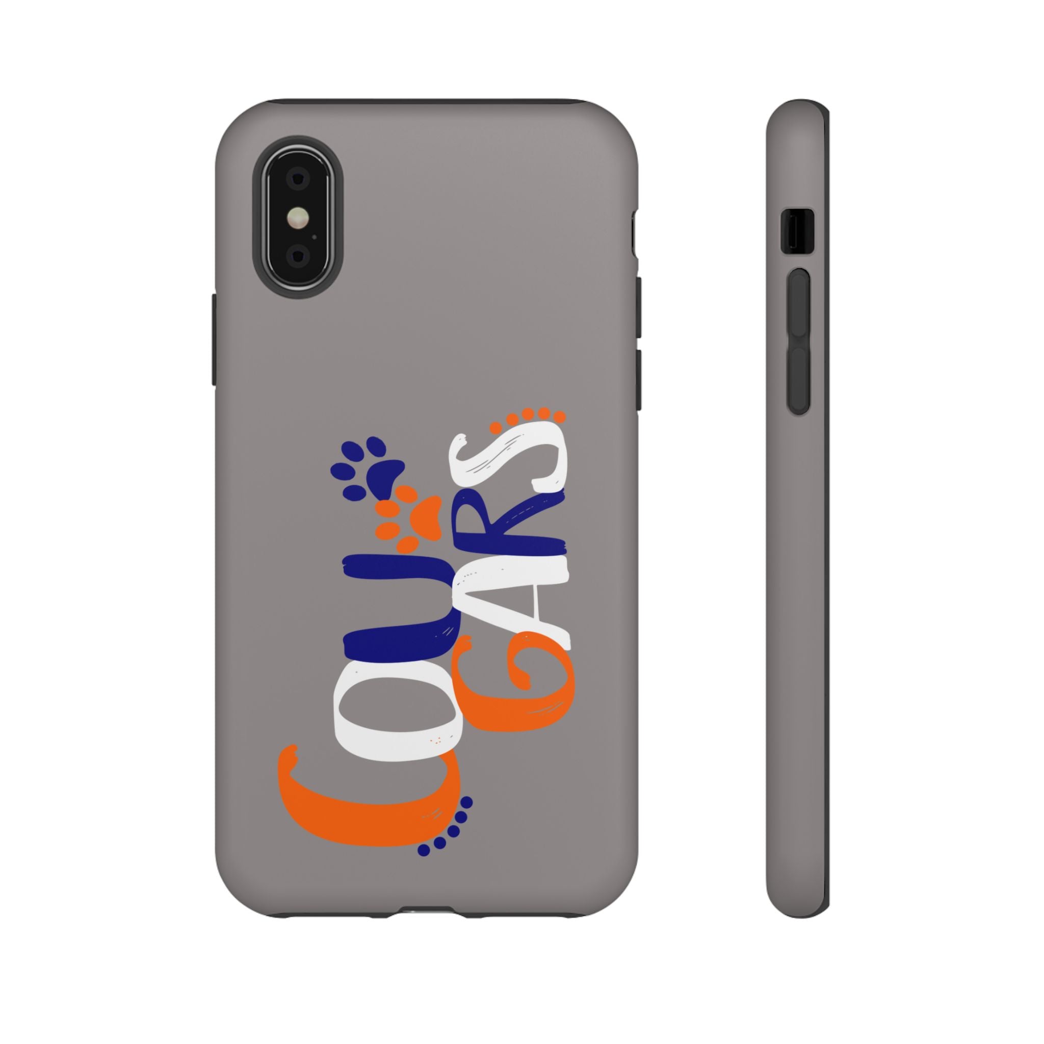 Cougars Phone Case – Cute Paw Print Team Design