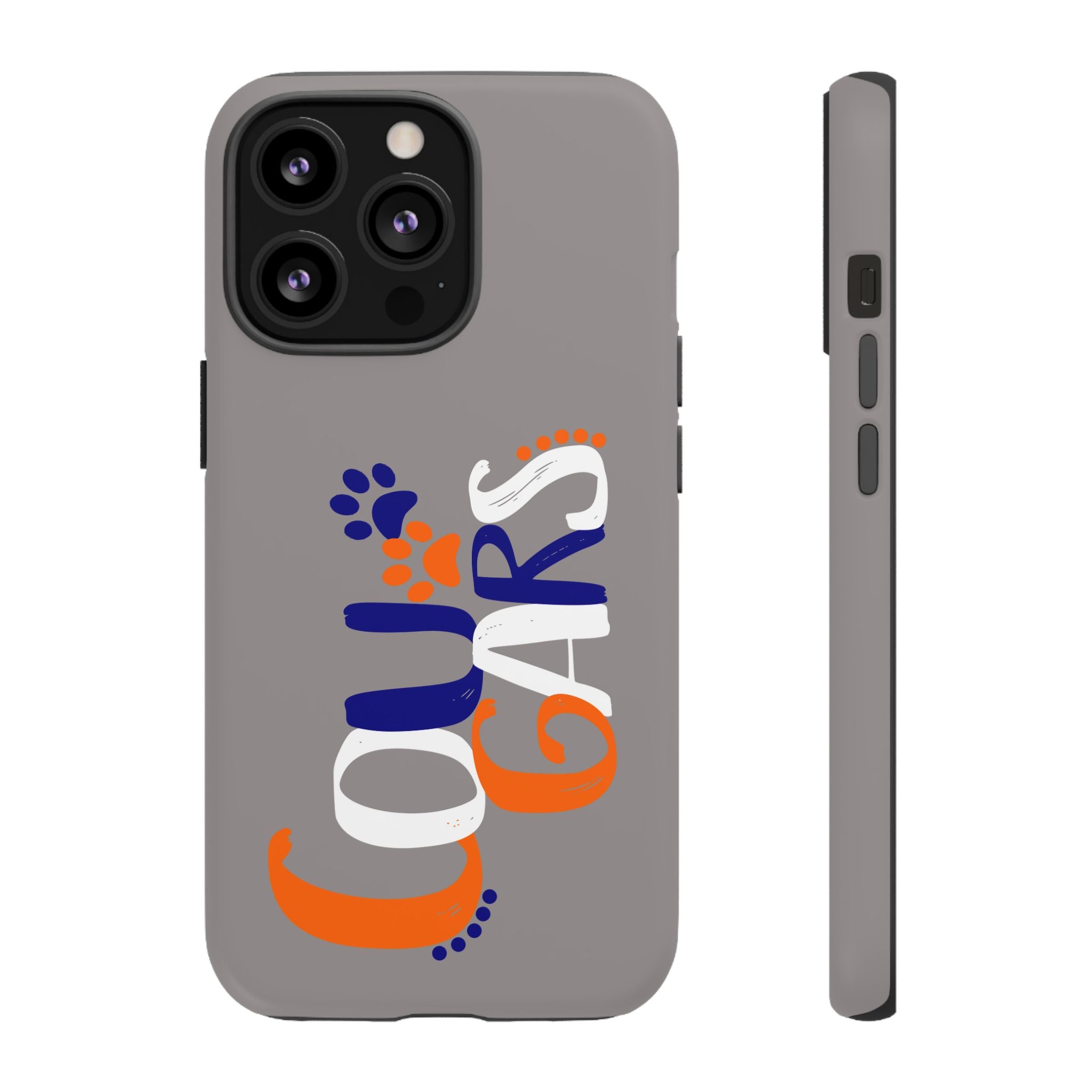 Cougars Phone Case – Cute Paw Print Team Design