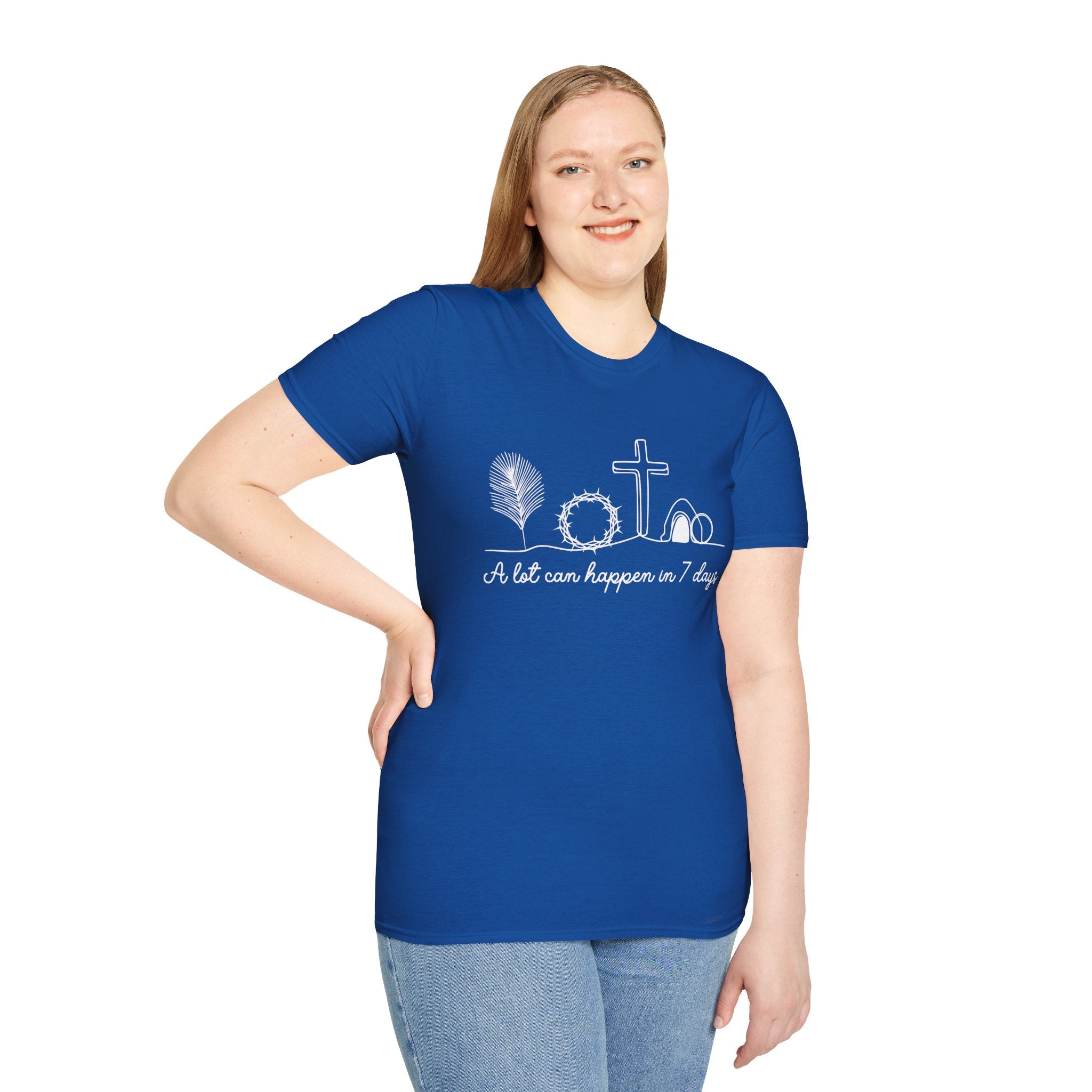 A Lot Can Happen in Seven Days Easter Story — Classic Soft Tee