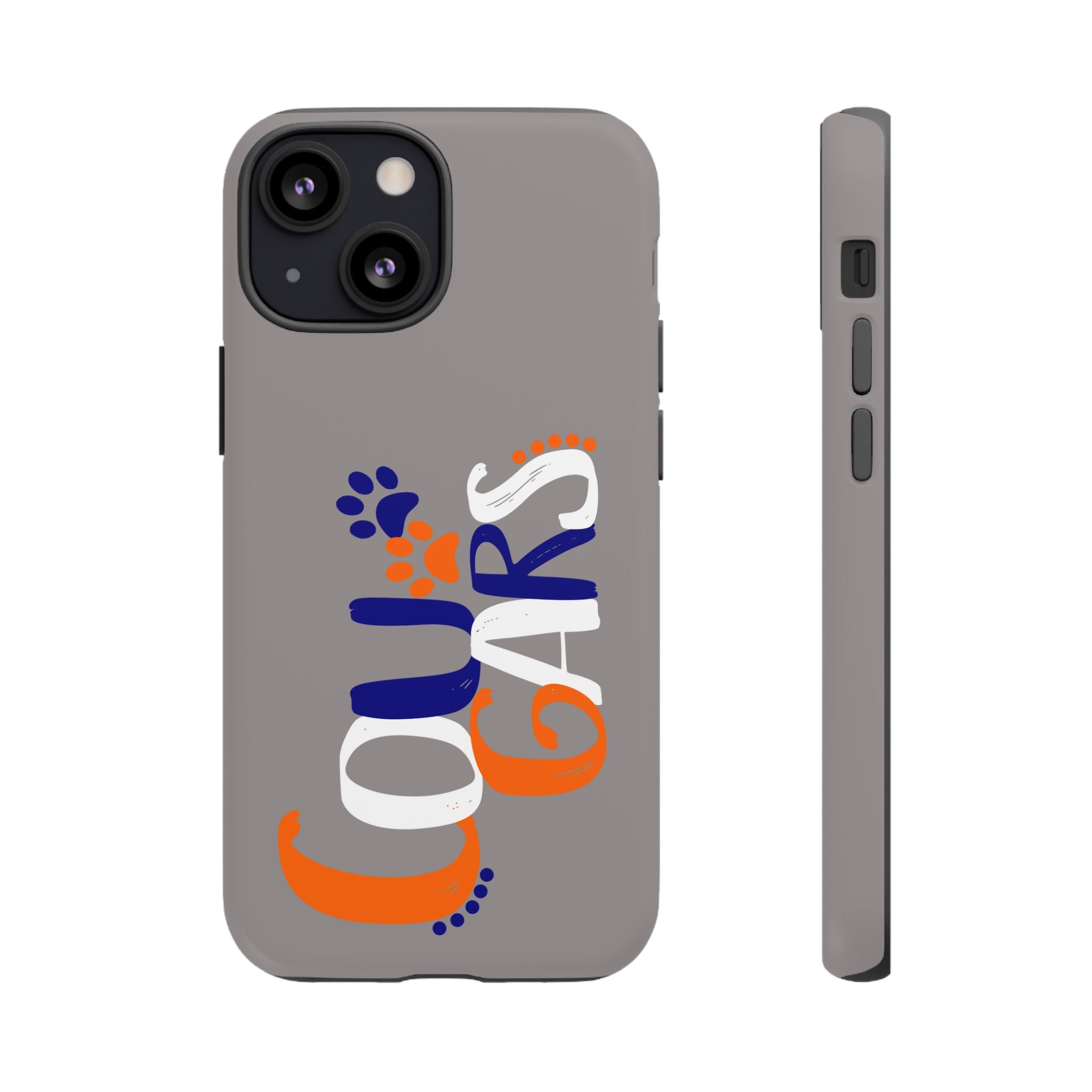 Cougars Phone Case – Cute Paw Print Team Design