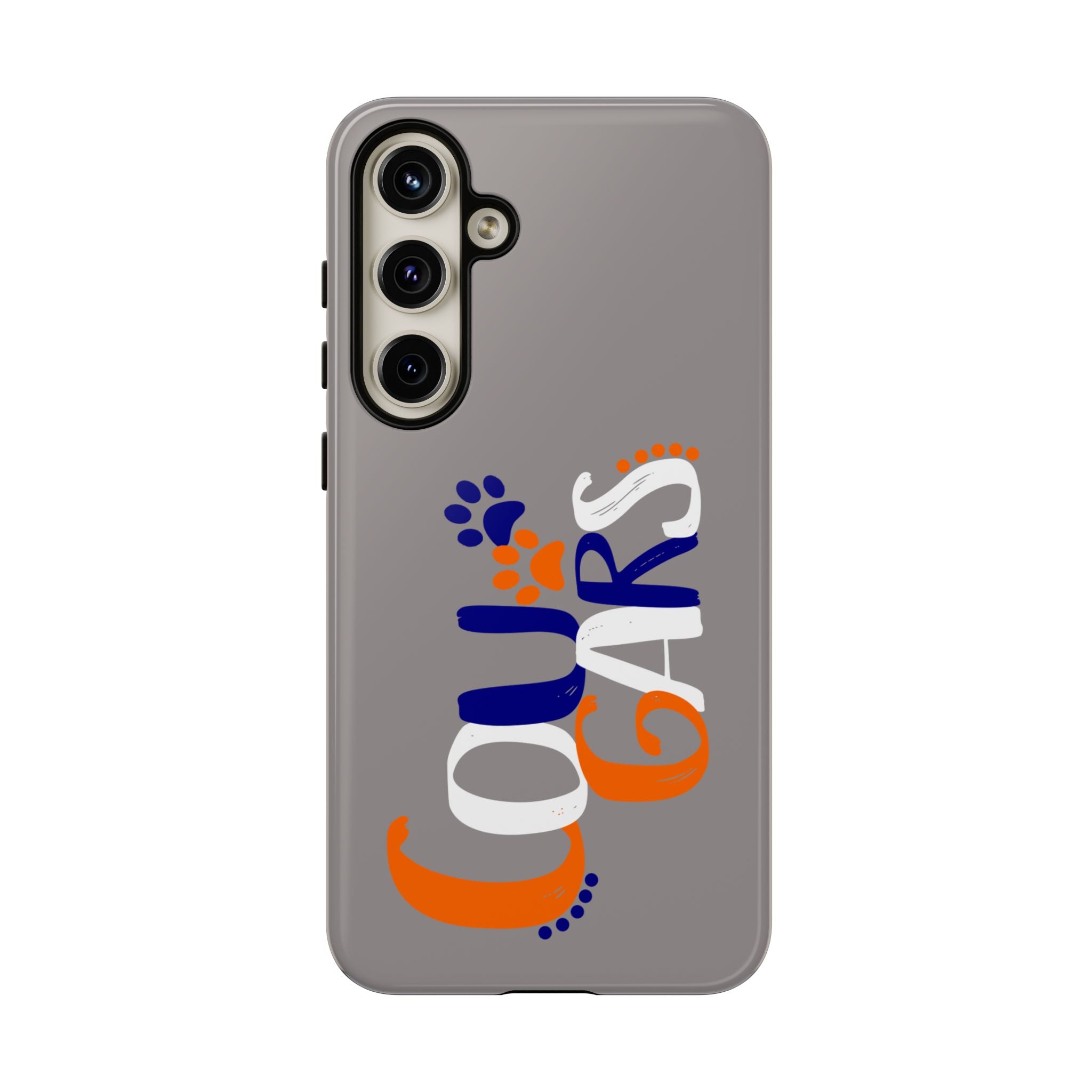 Cougars Phone Case – Cute Paw Print Team Design