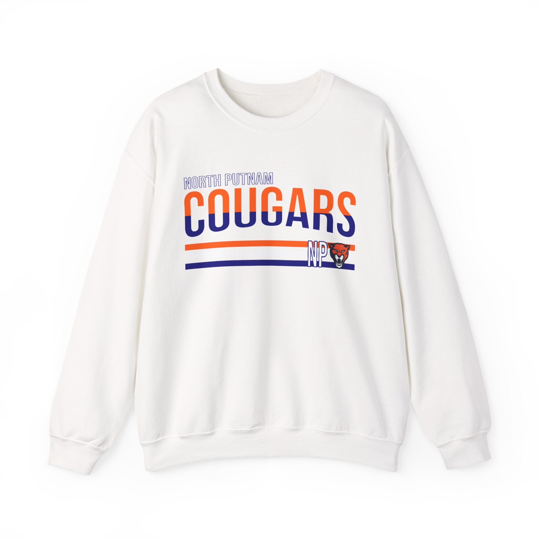 Cougars Crewneck Sweatshirt — North Putnam School Spirit Pullover