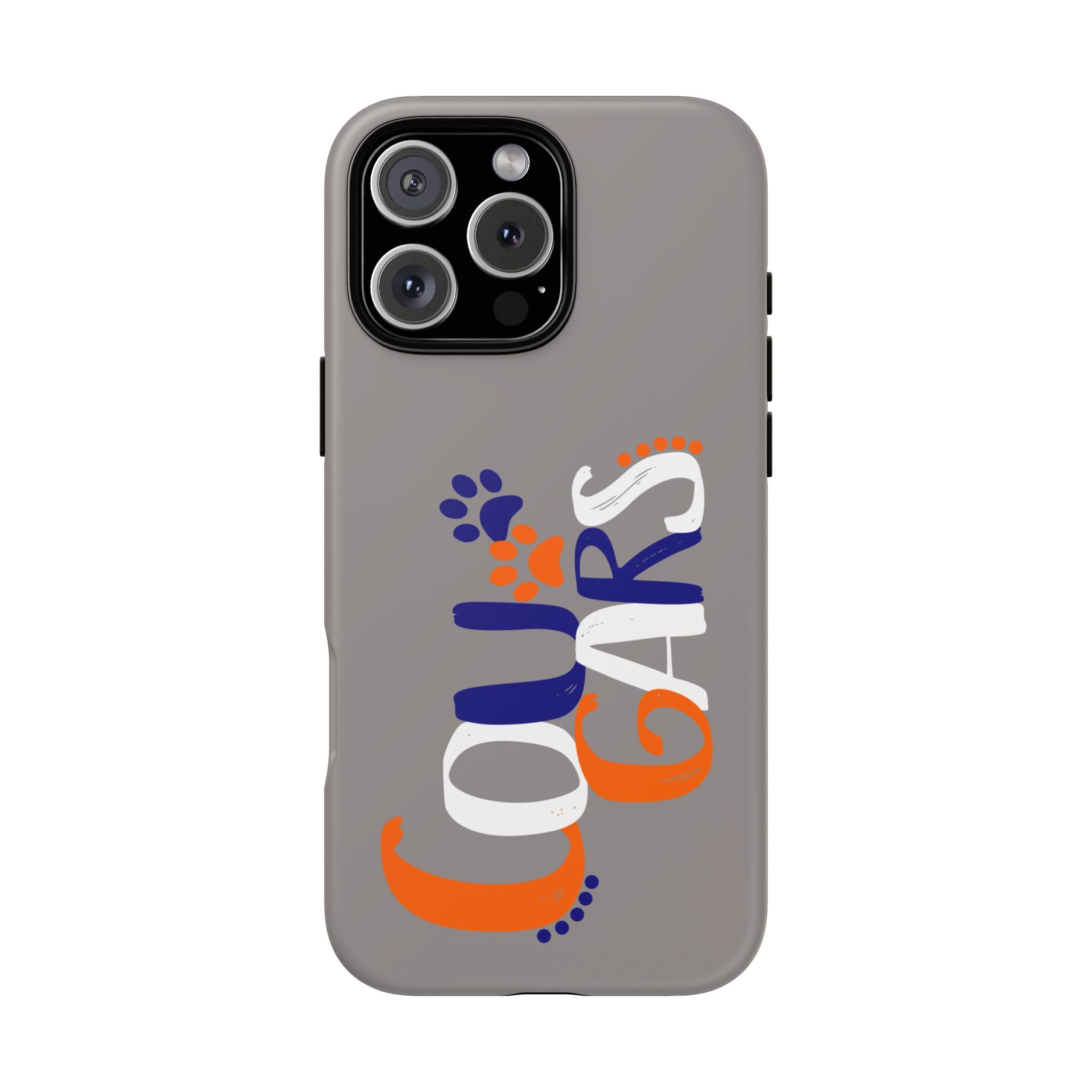 Cougars Phone Case – Cute Paw Print Team Design