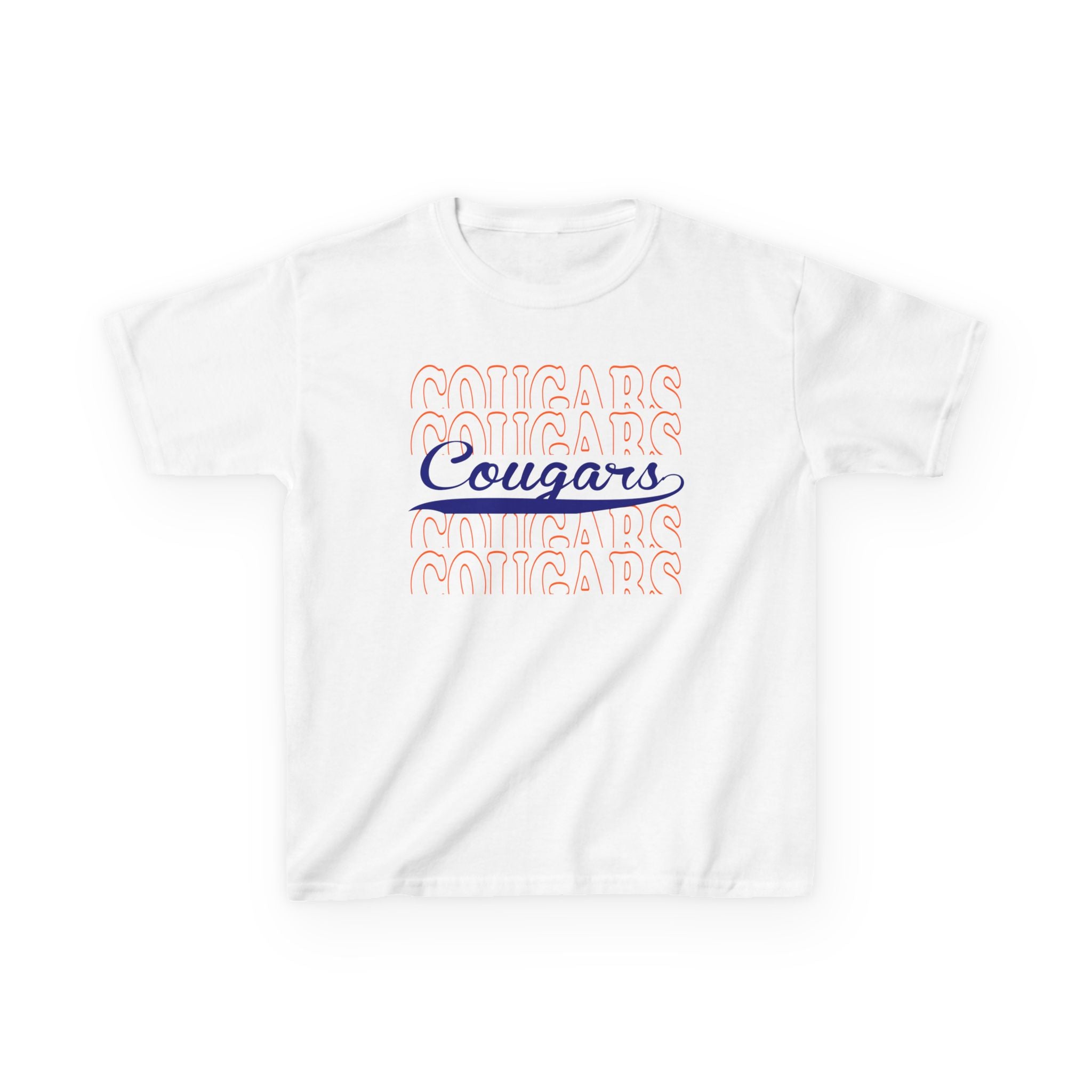 Kids Tee — 'Cougars' School Spirit Graphic Shirt