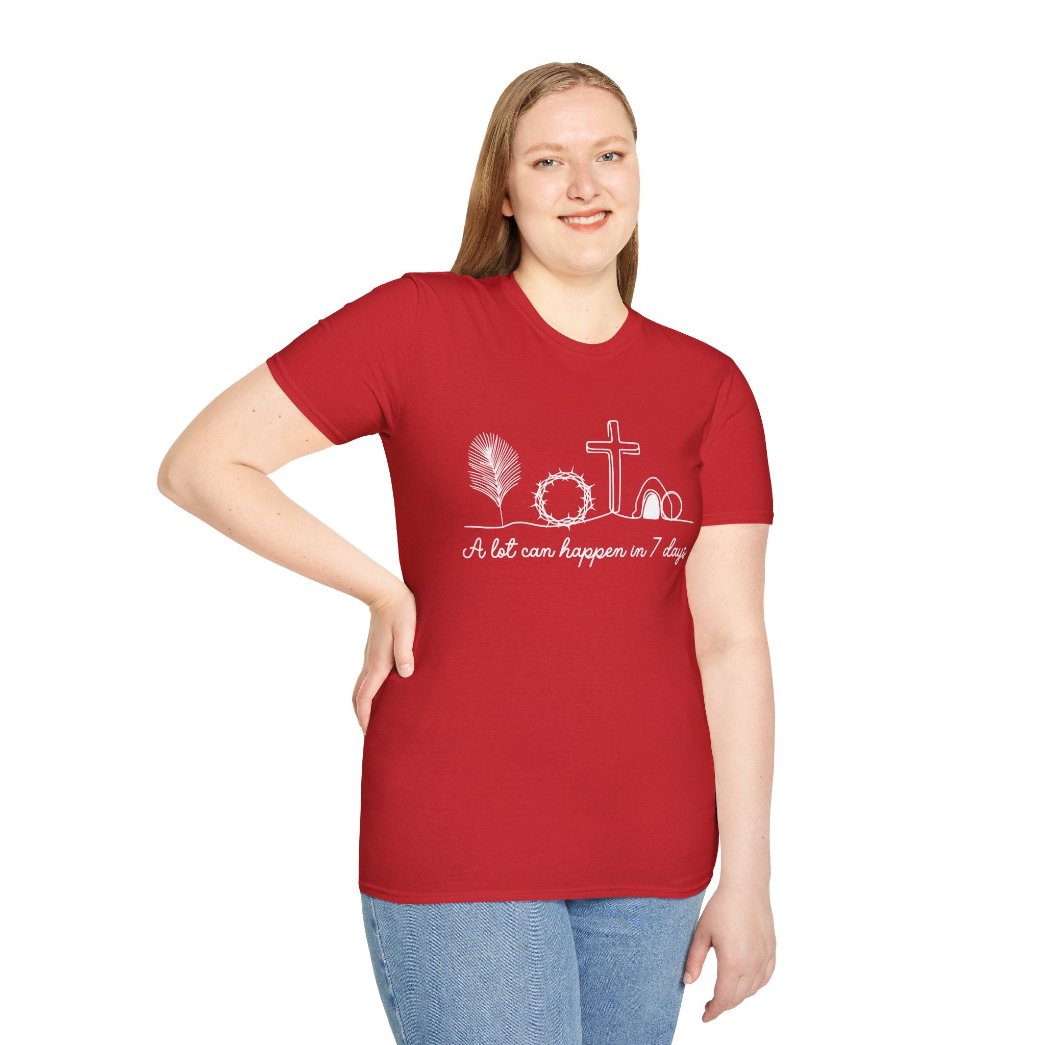 A Lot Can Happen in Seven Days Easter Story — Classic Soft Tee