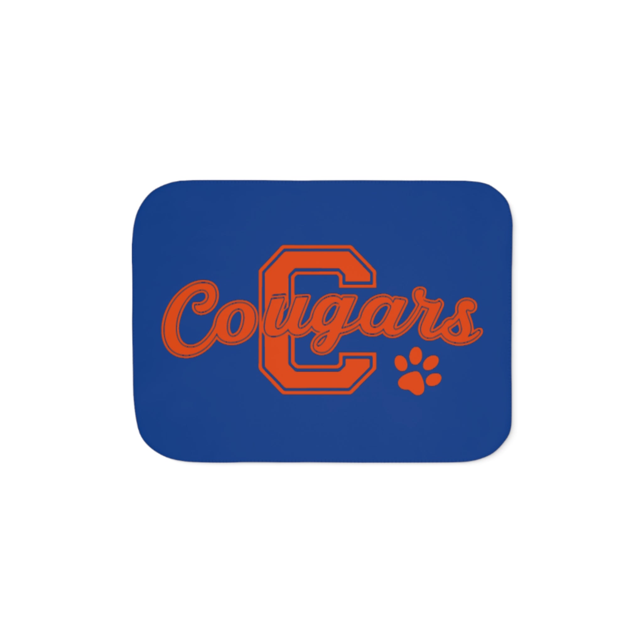 Cougars Sherpa Blanket — Reversible Two-Tone Cozy Throw