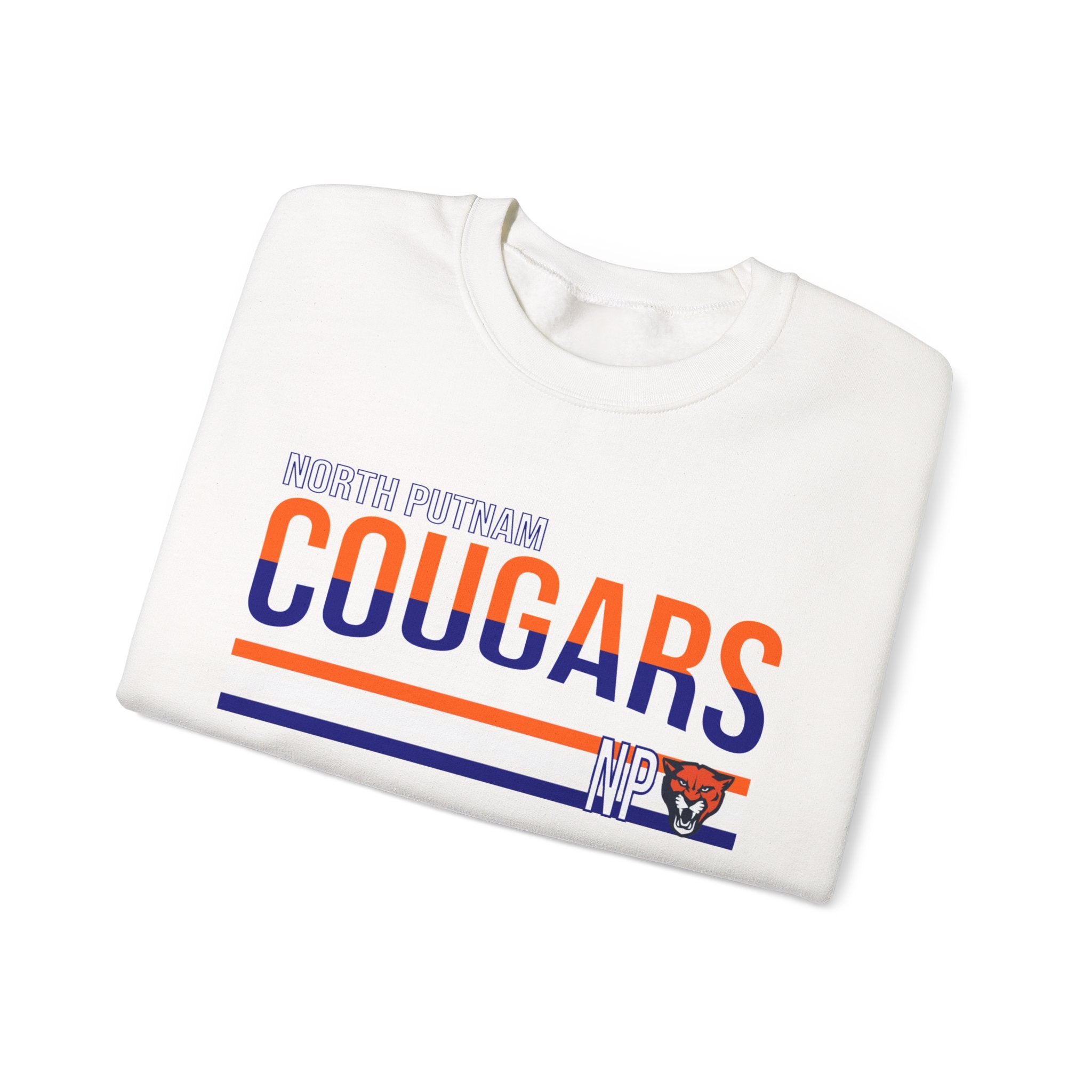 Cougars Crewneck Sweatshirt — North Putnam School Spirit Pullover