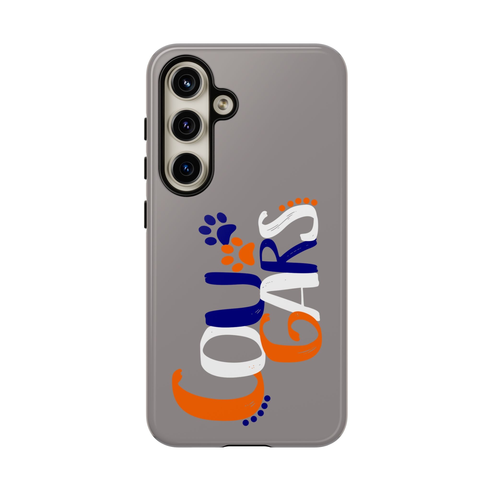 Cougars Phone Case – Cute Paw Print Team Design
