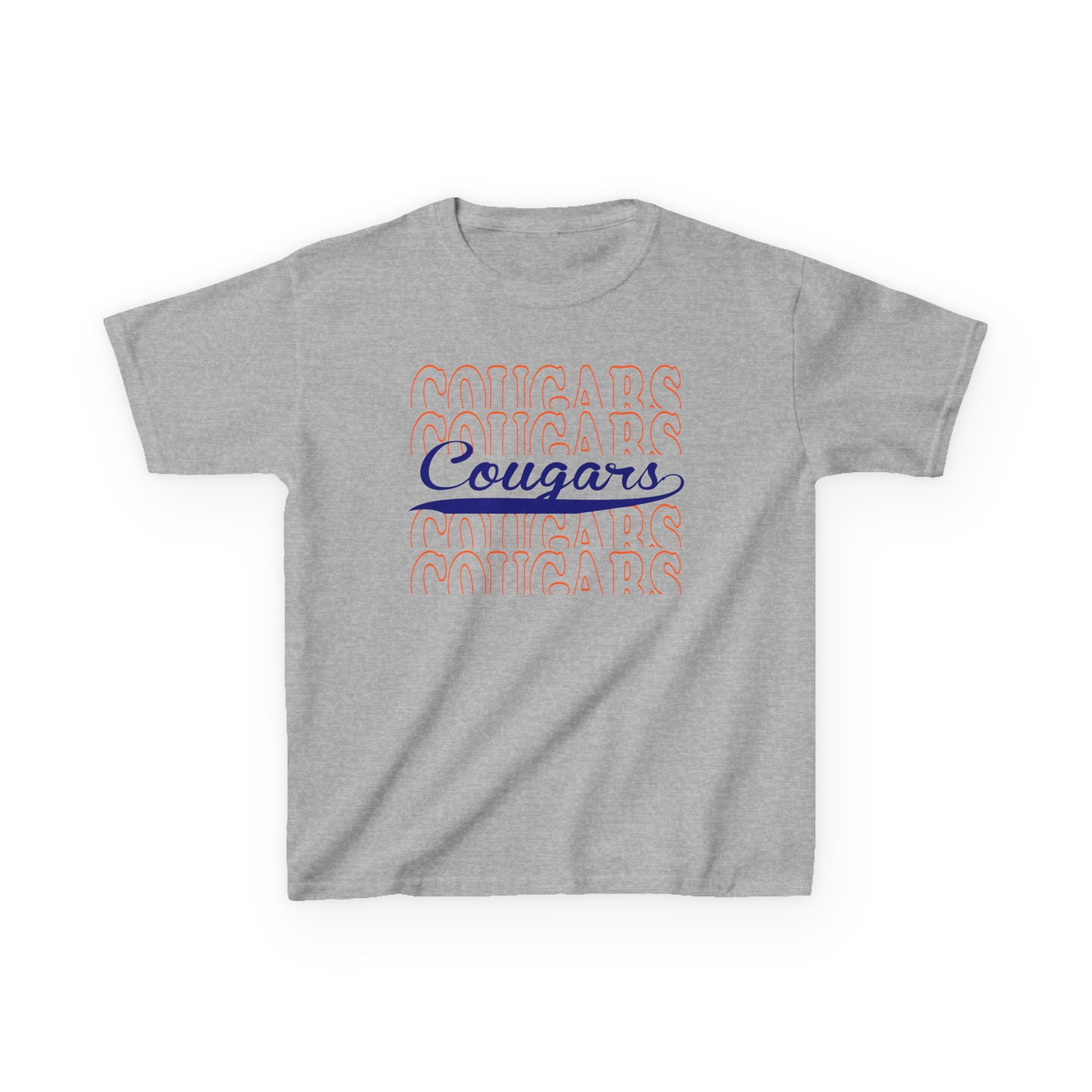 Kids Tee — 'Cougars' School Spirit Graphic Shirt