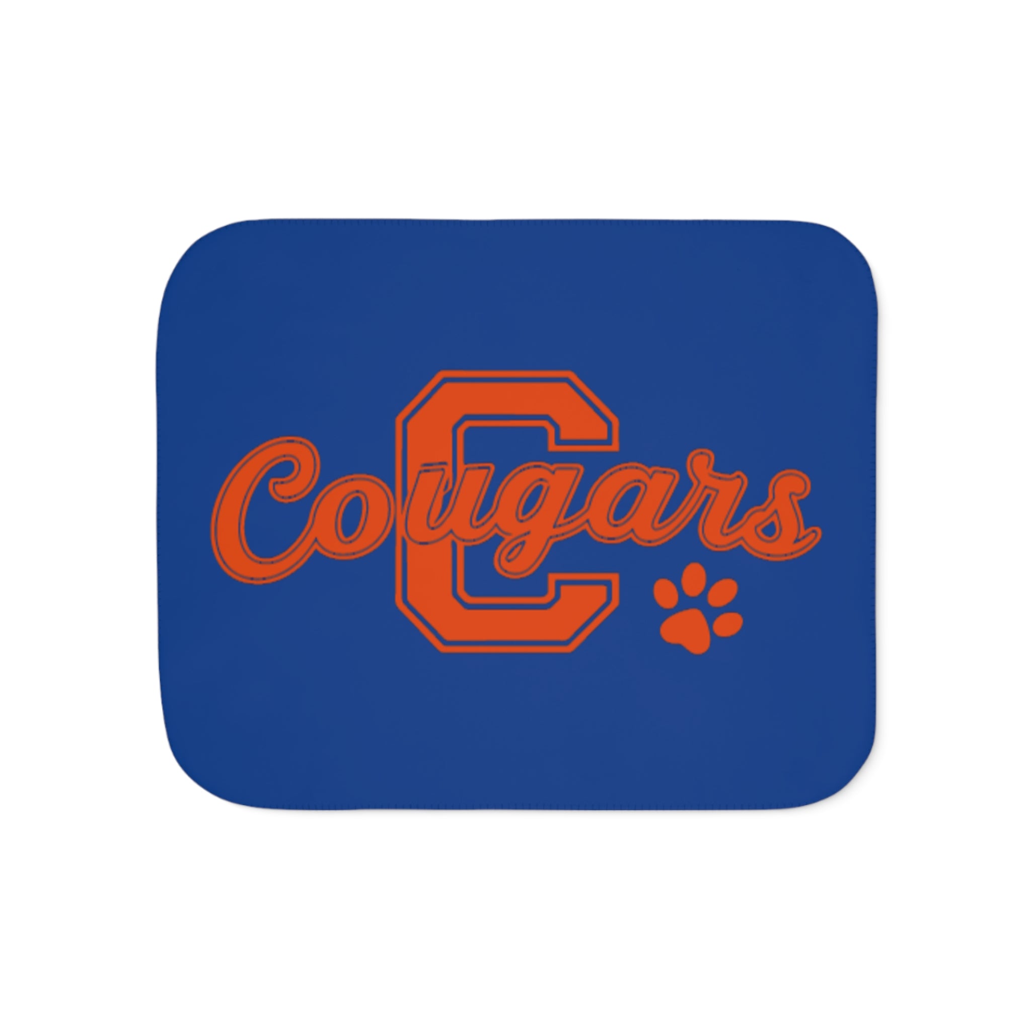 Cougars Sherpa Blanket — Reversible Two-Tone Cozy Throw