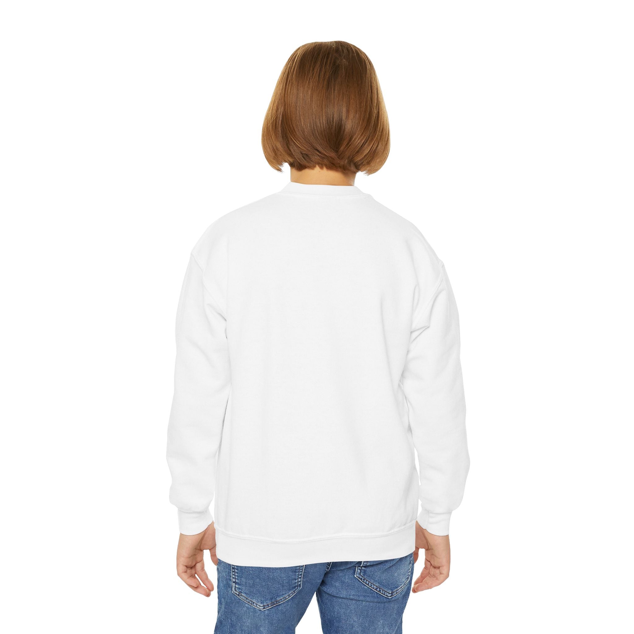Youth Sweatshirt - "Jesus is My Valentine" Cute Kids Christian Valentine Crewneck