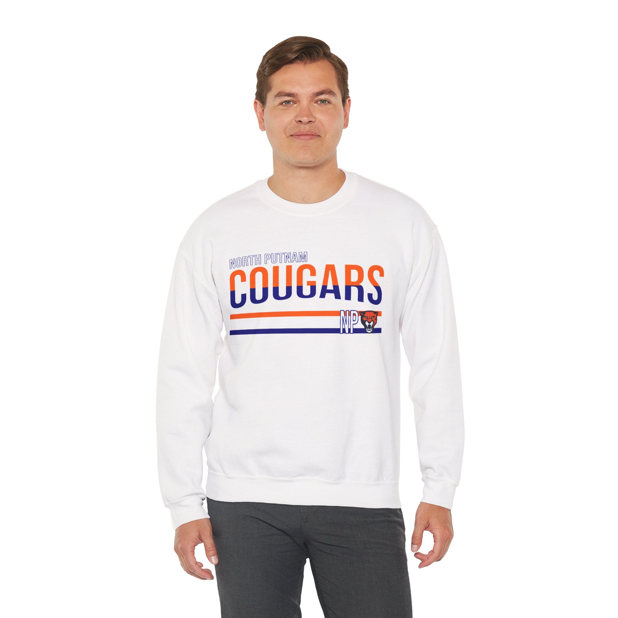 Cougars Crewneck Sweatshirt — North Putnam School Spirit Pullover