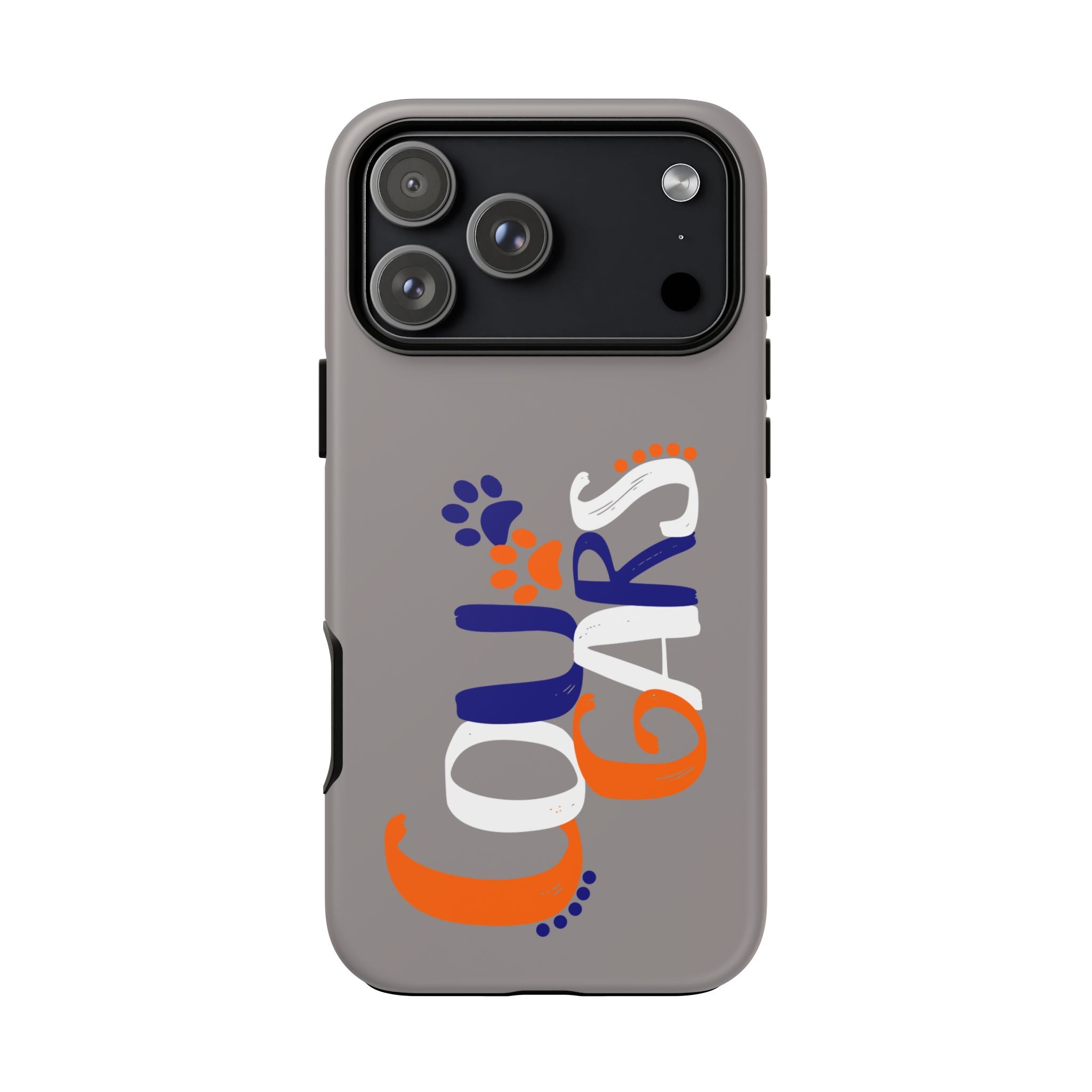 Cougars Phone Case – Cute Paw Print Team Design
