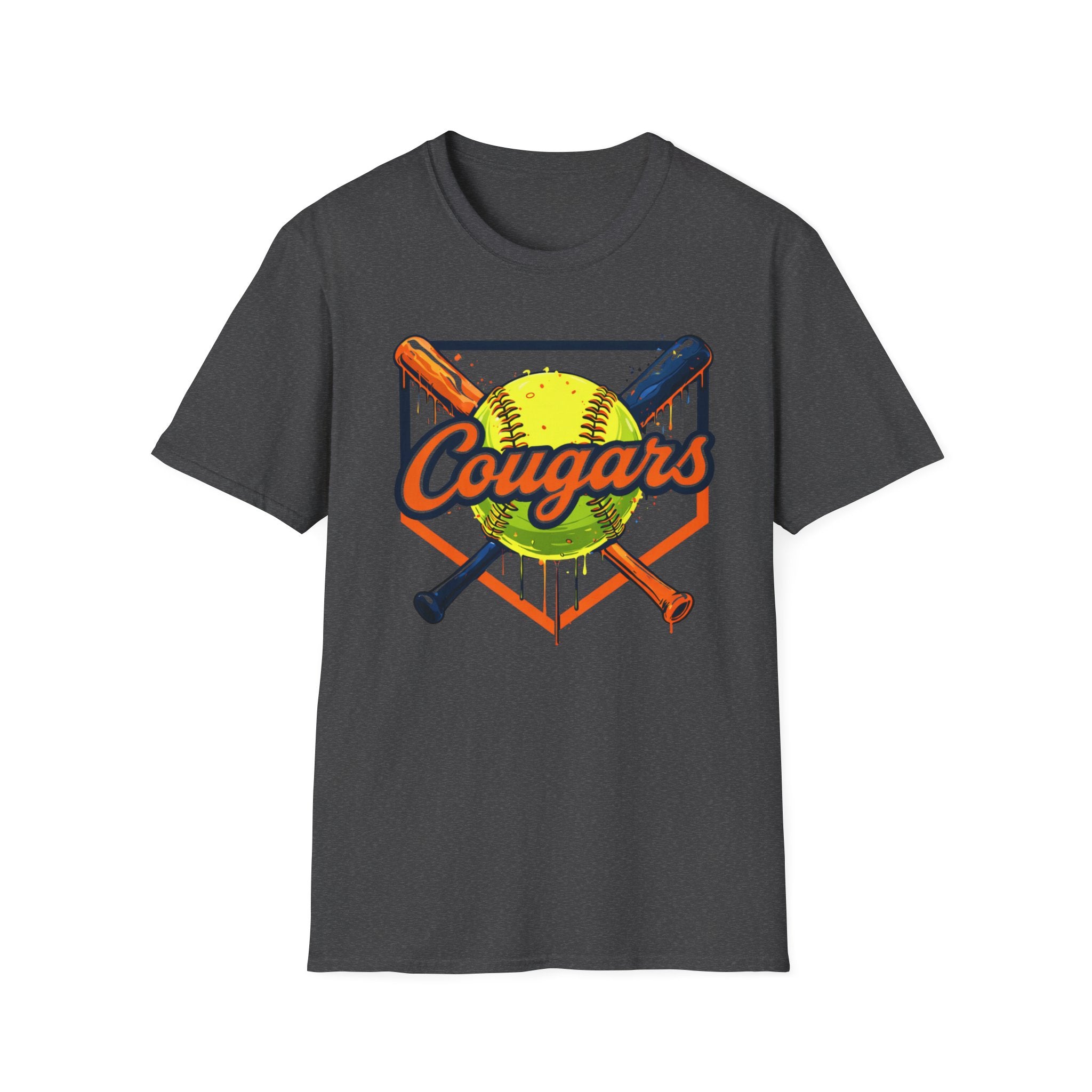 Cougars Softball Tee — Drip Softball Logo T-Shirt