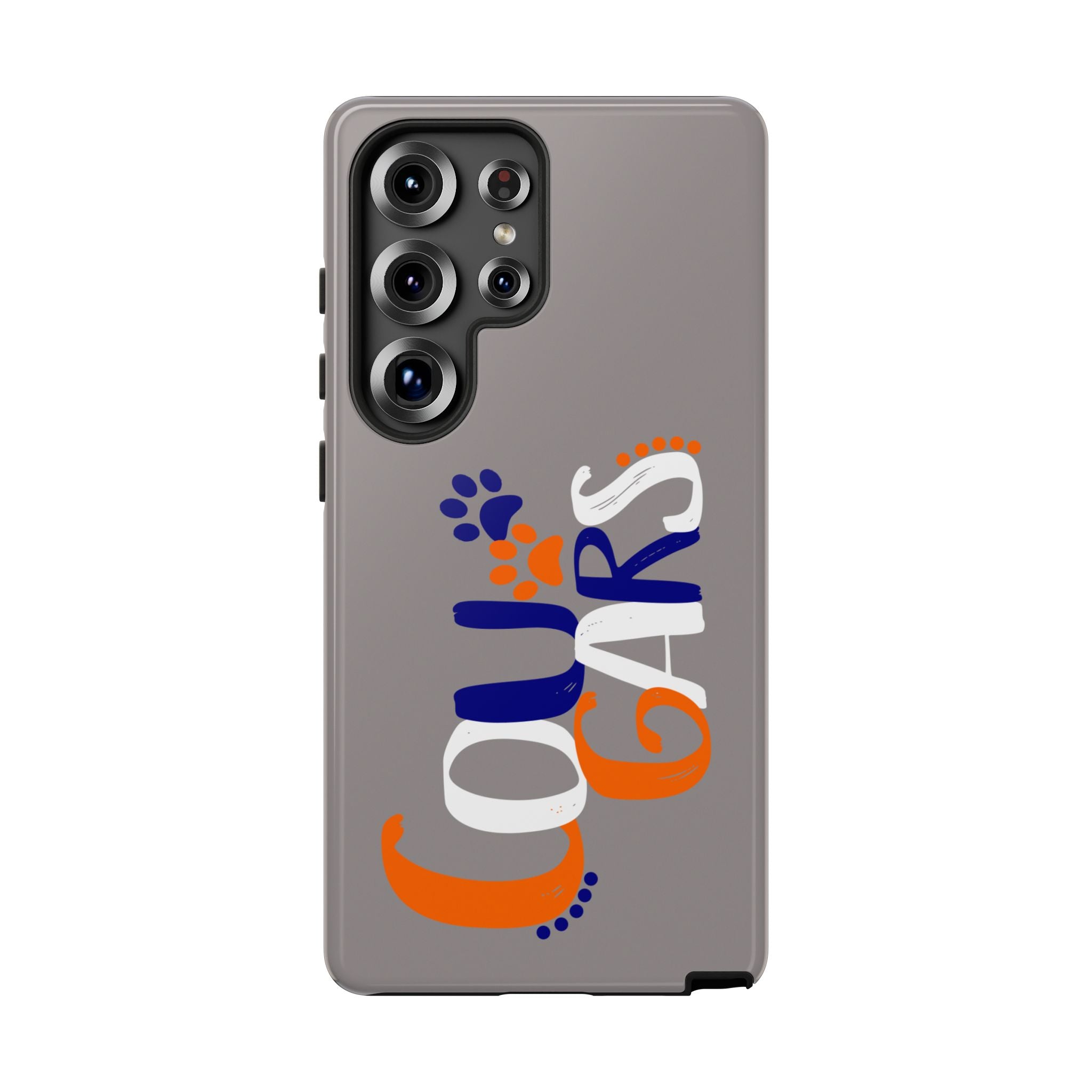 Cougars Phone Case – Cute Paw Print Team Design